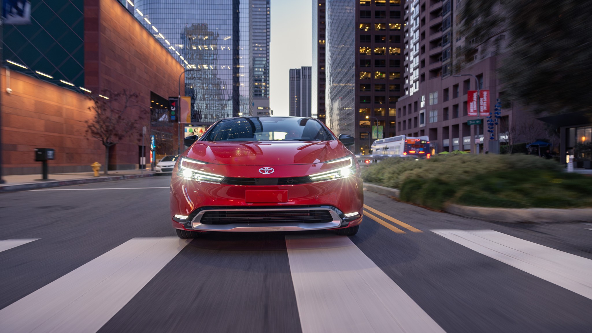 036 2024 LongTerm Toyota Prius Prime Hybrid front view