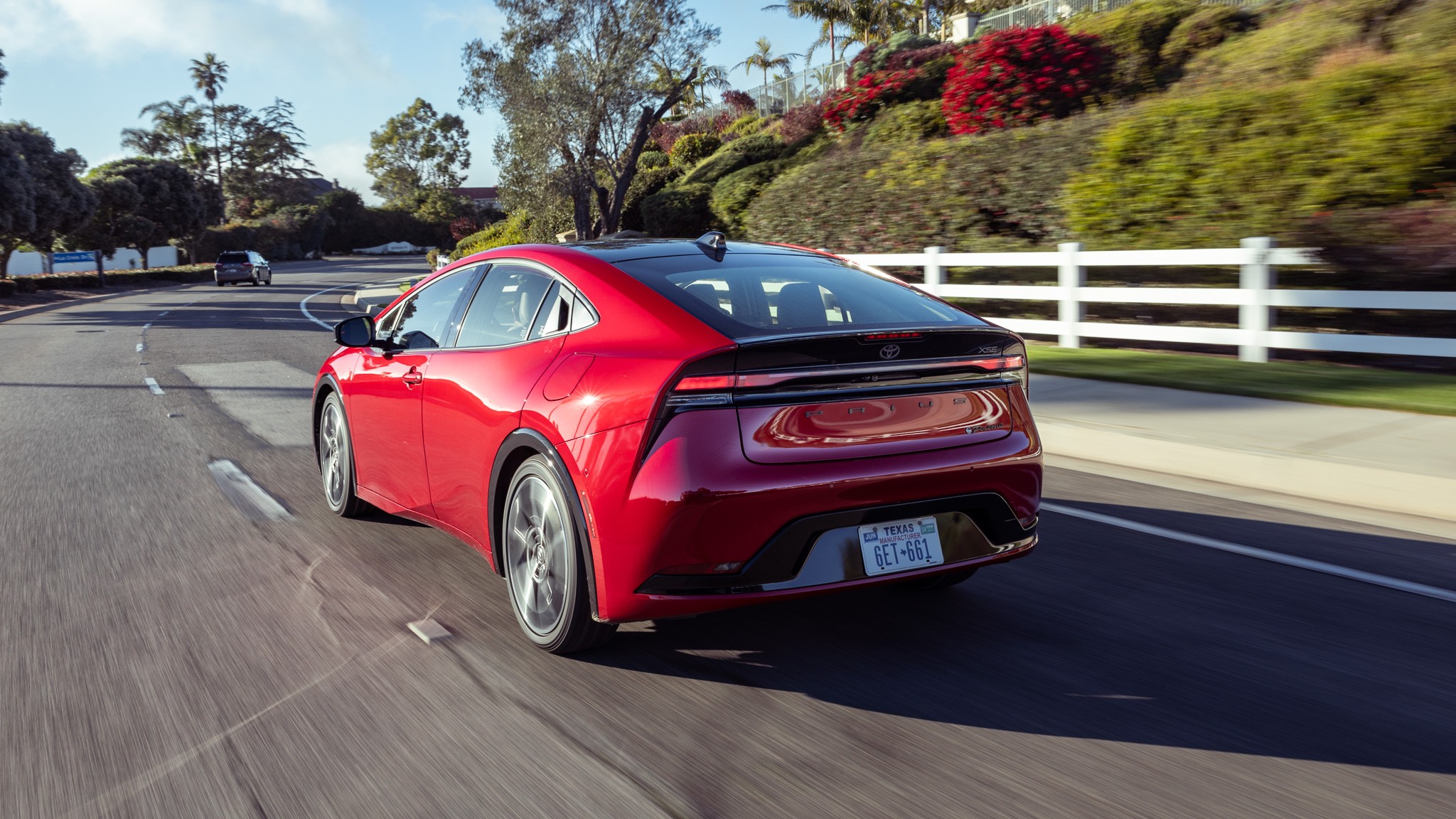 031 2024 LongTerm Toyota Prius Prime Hybrid in motion