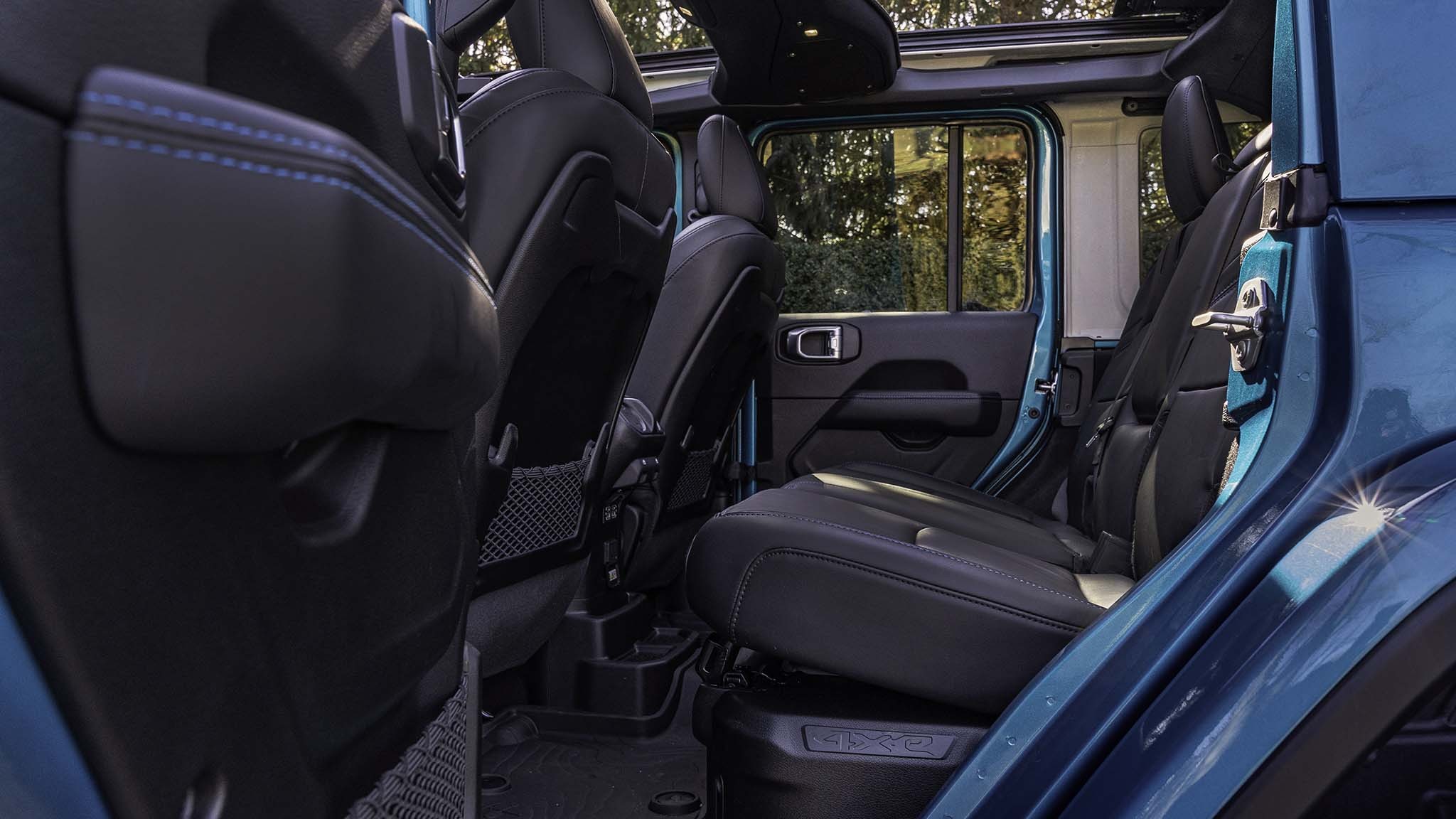 028 2024 Jeep Wrangler 4xe Rubicon X rear seats