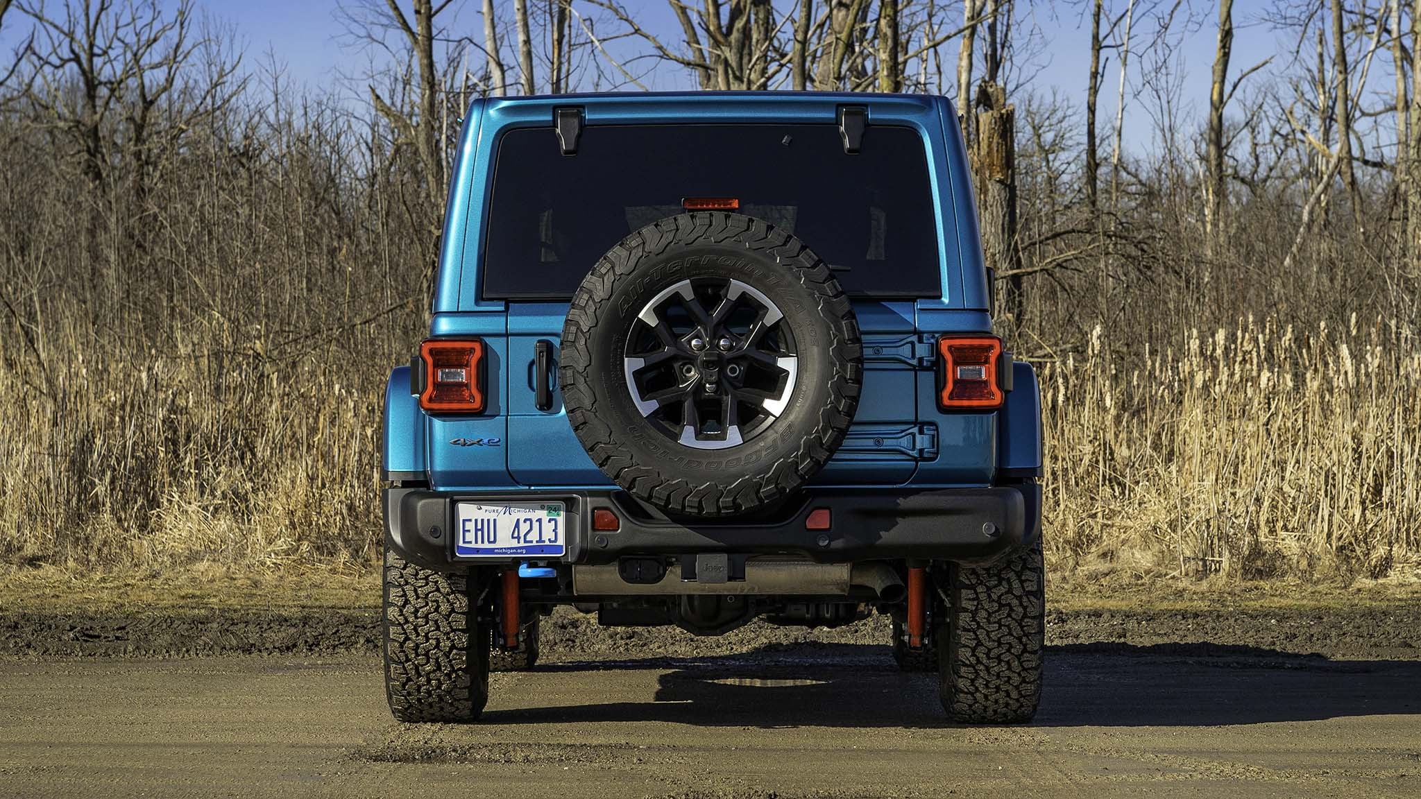 017 2024 Jeep Wrangler 4xe Rubicon X rear view