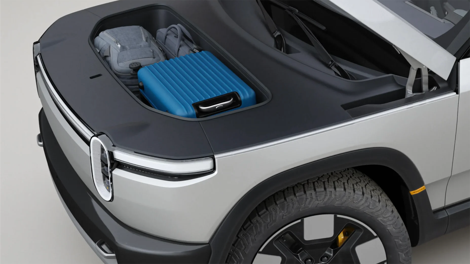 Rivian R2 EV frunk
