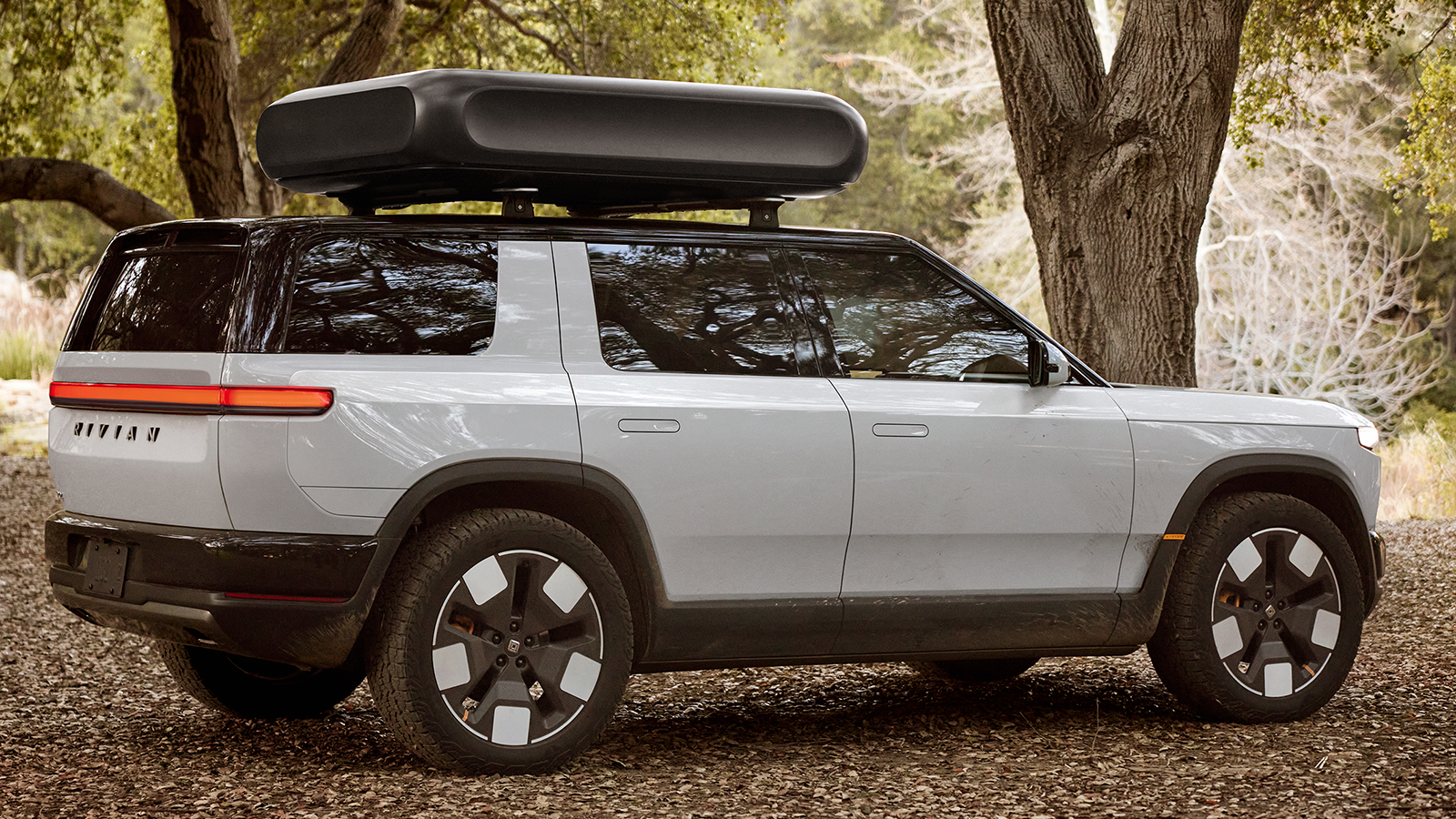 Rivian R2 EV roof storage box