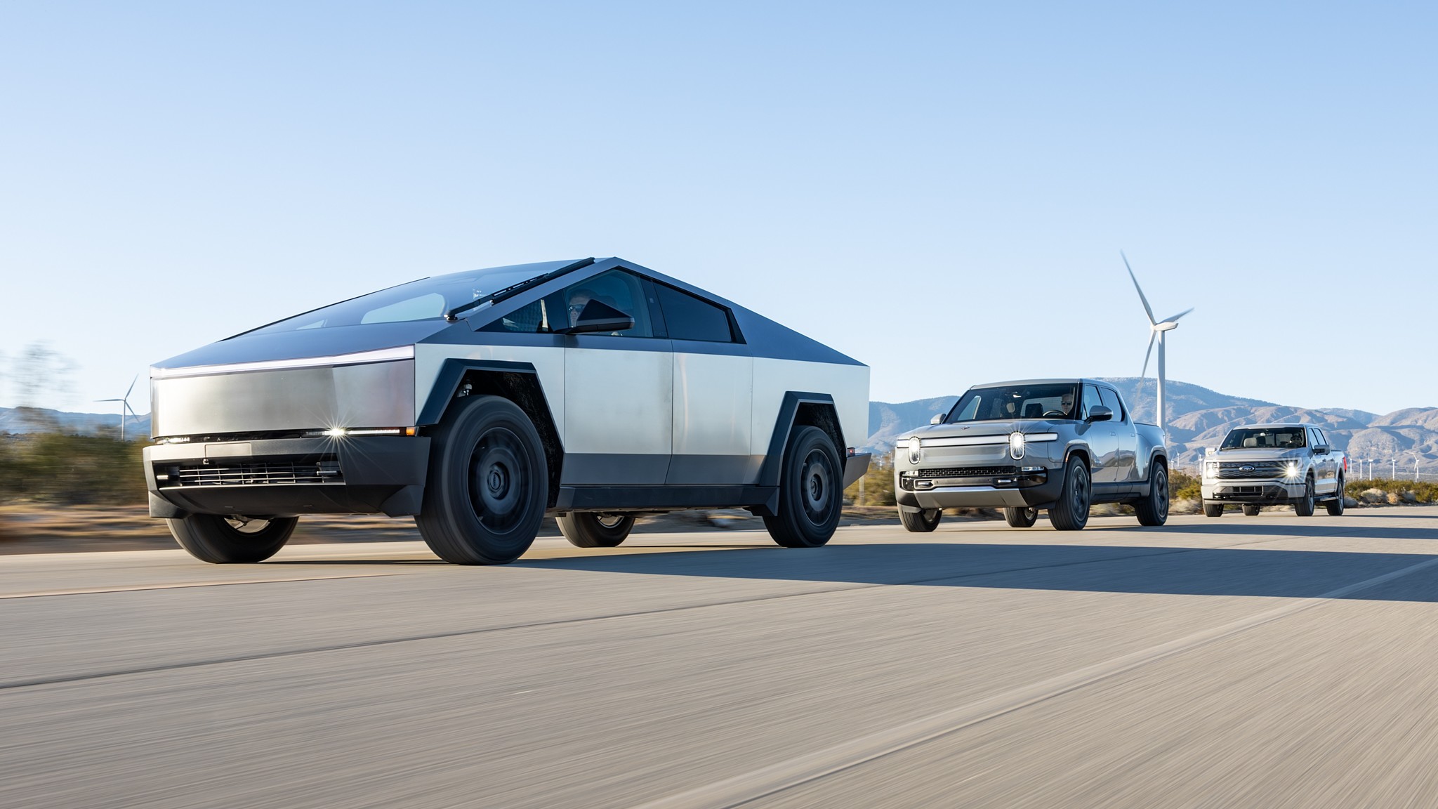 006 2024 Tesla Cybertruck Rivian R1T Ford Lightning Group