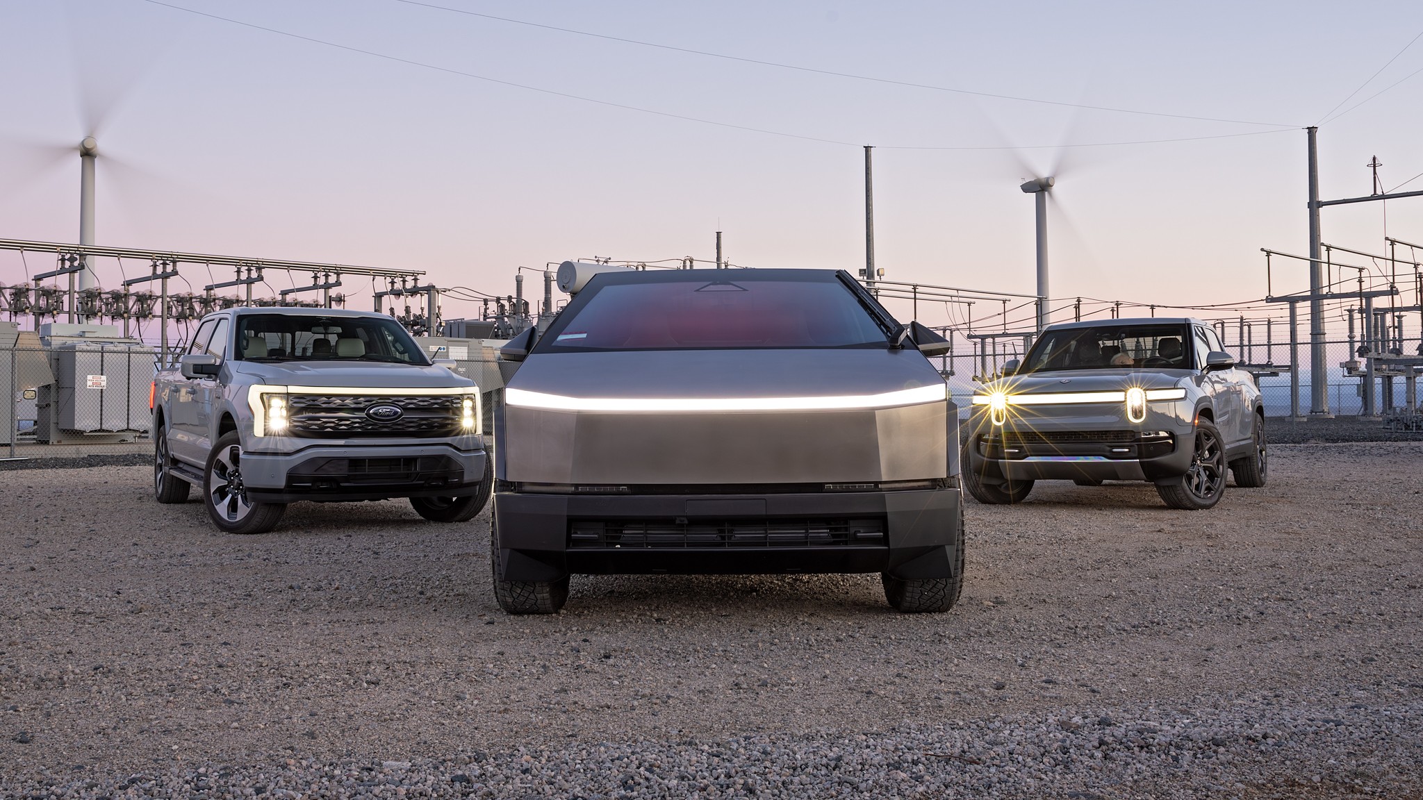 009 2024 Tesla Cybertruck Rivian R1T Ford Lightning Group