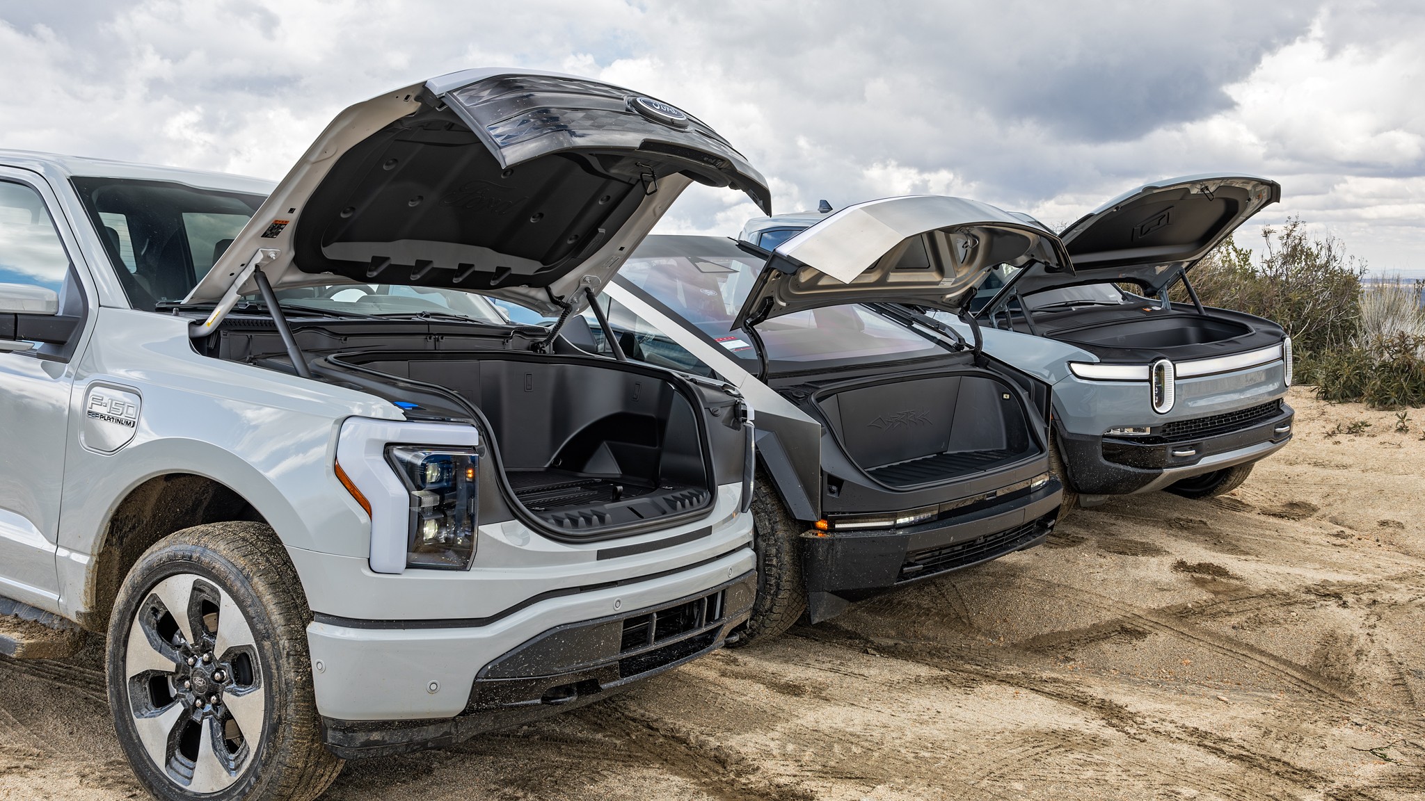 014 2024 Tesla Cybertruck Rivian R1T Ford Lightning Group