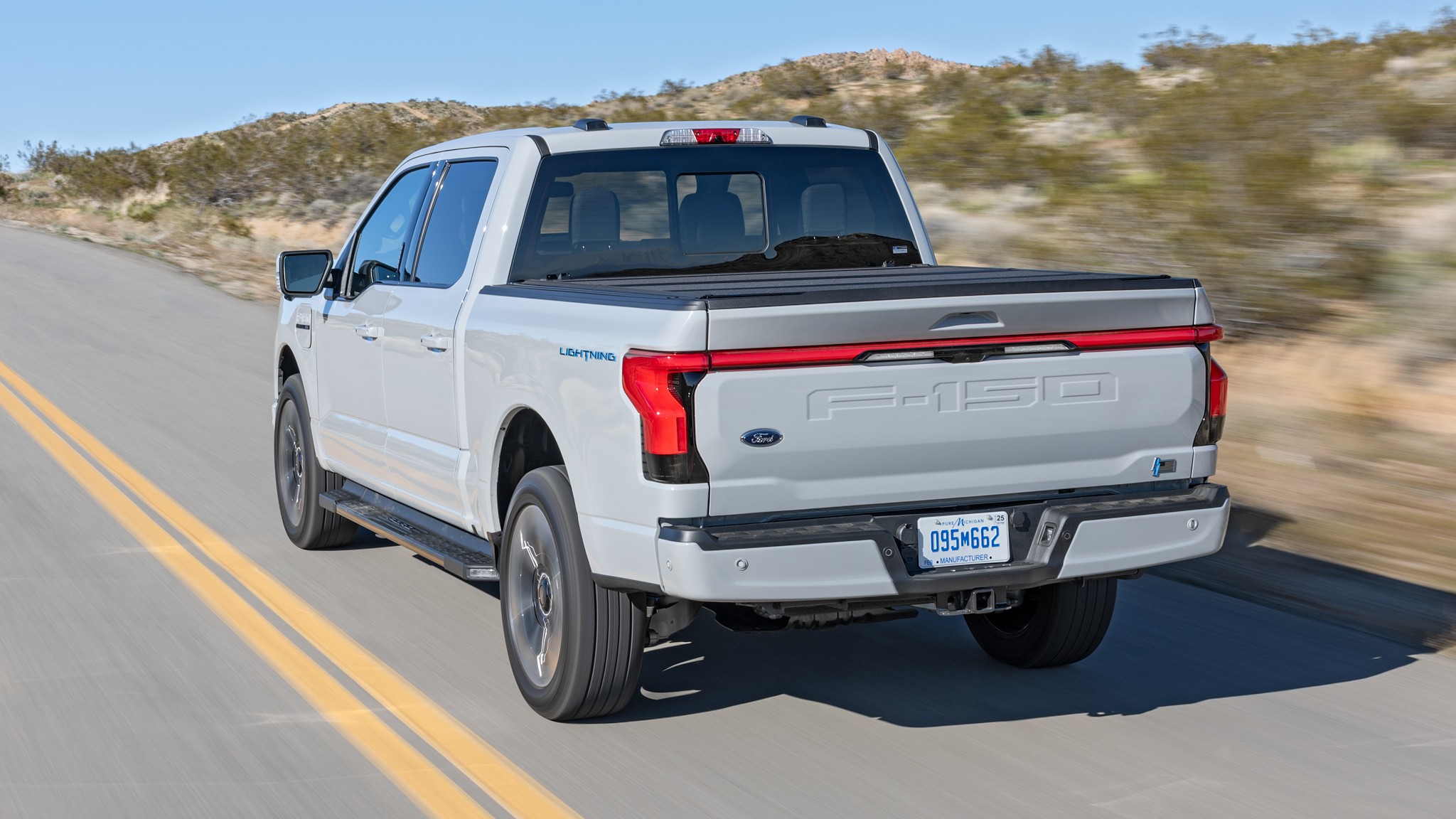 002 2024 Ford Lightning Rear Three Quarter Motion