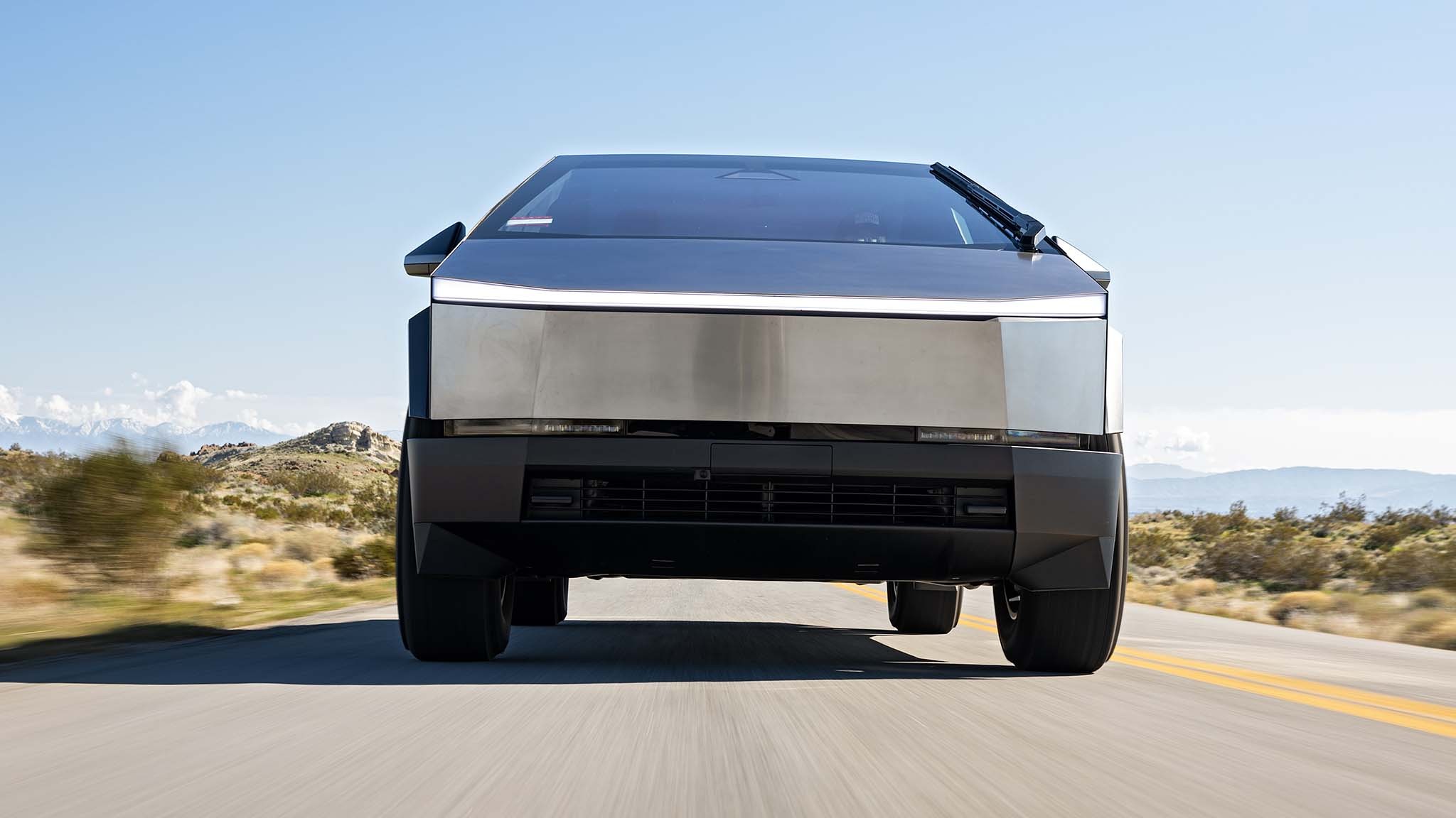 002 2024 Tesla Cybertruck front view