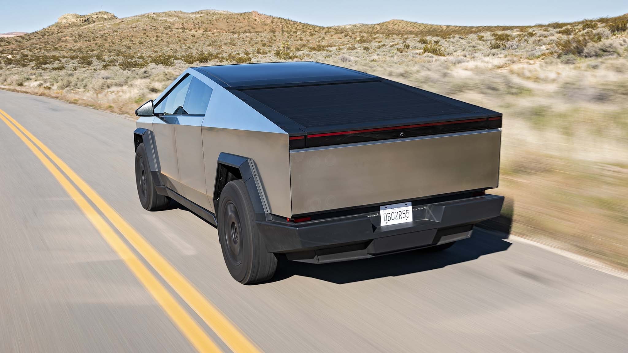 005 2024 Tesla Cybertruck rear view