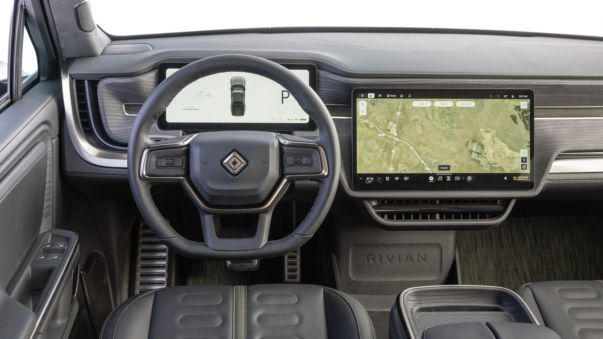 028 2024 Rivian R1T Dual Motor interior