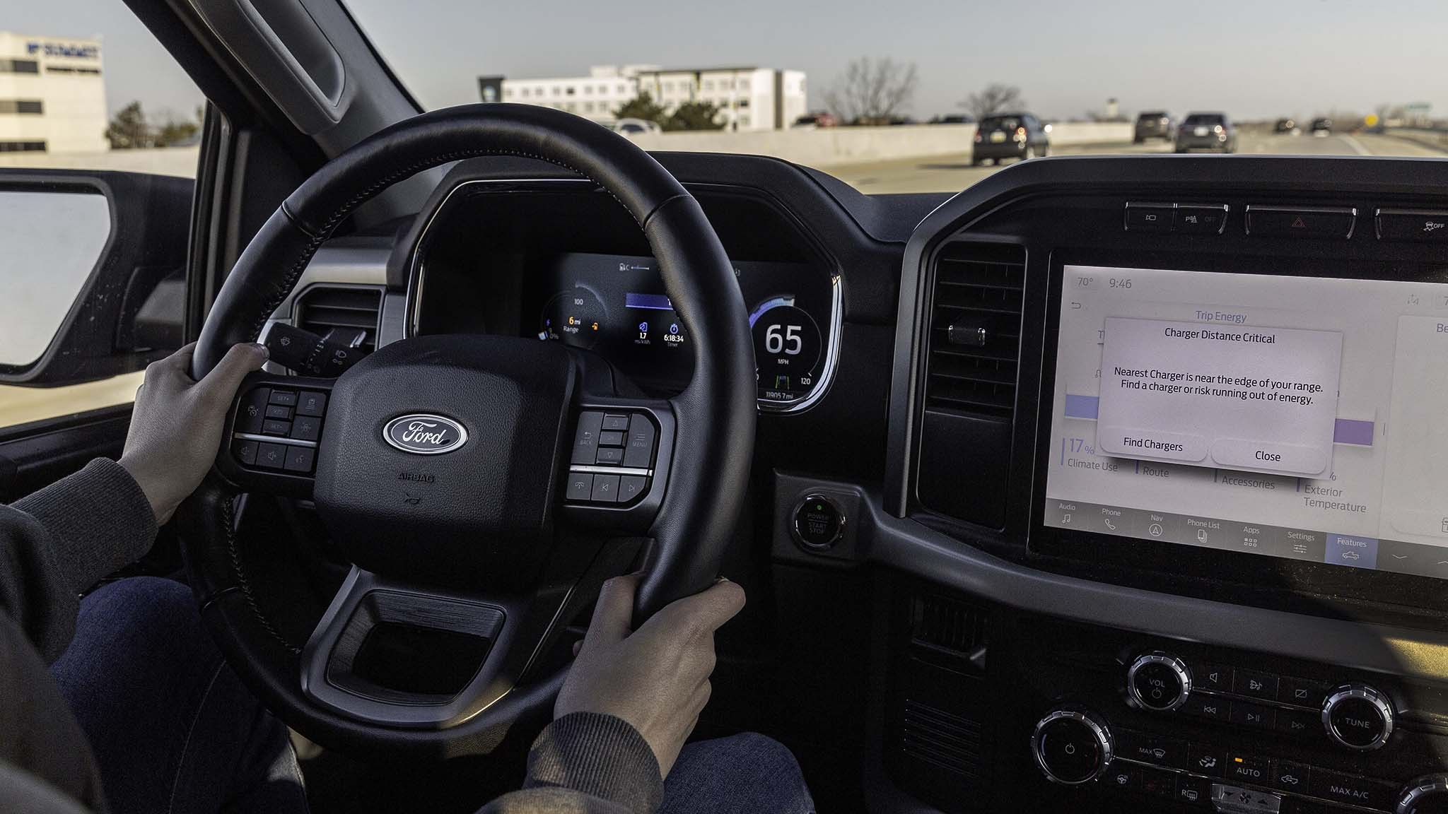 003 2023 ford f150 lightning battery to zero