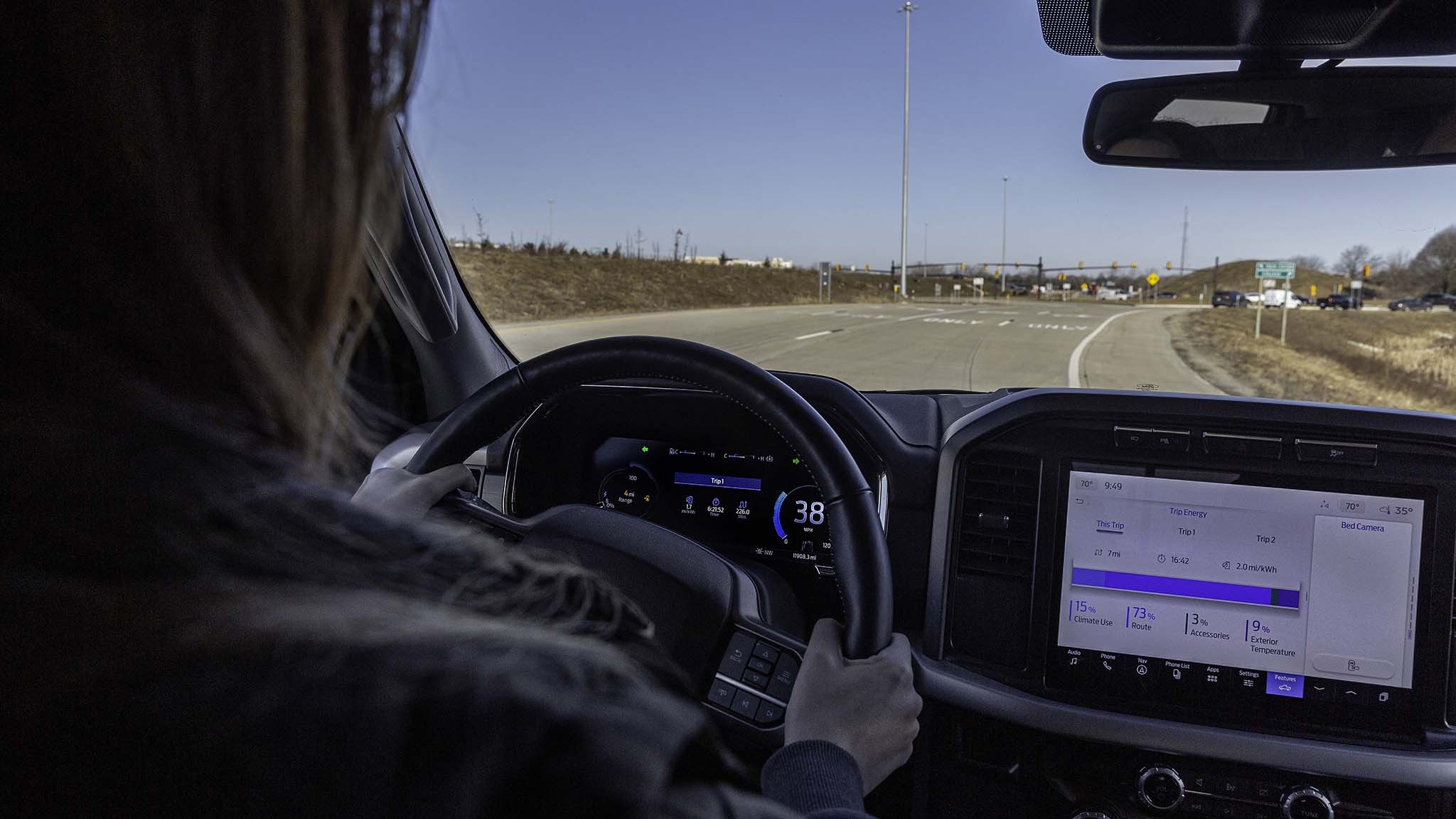 006 2023 ford f150 lightning battery to zero