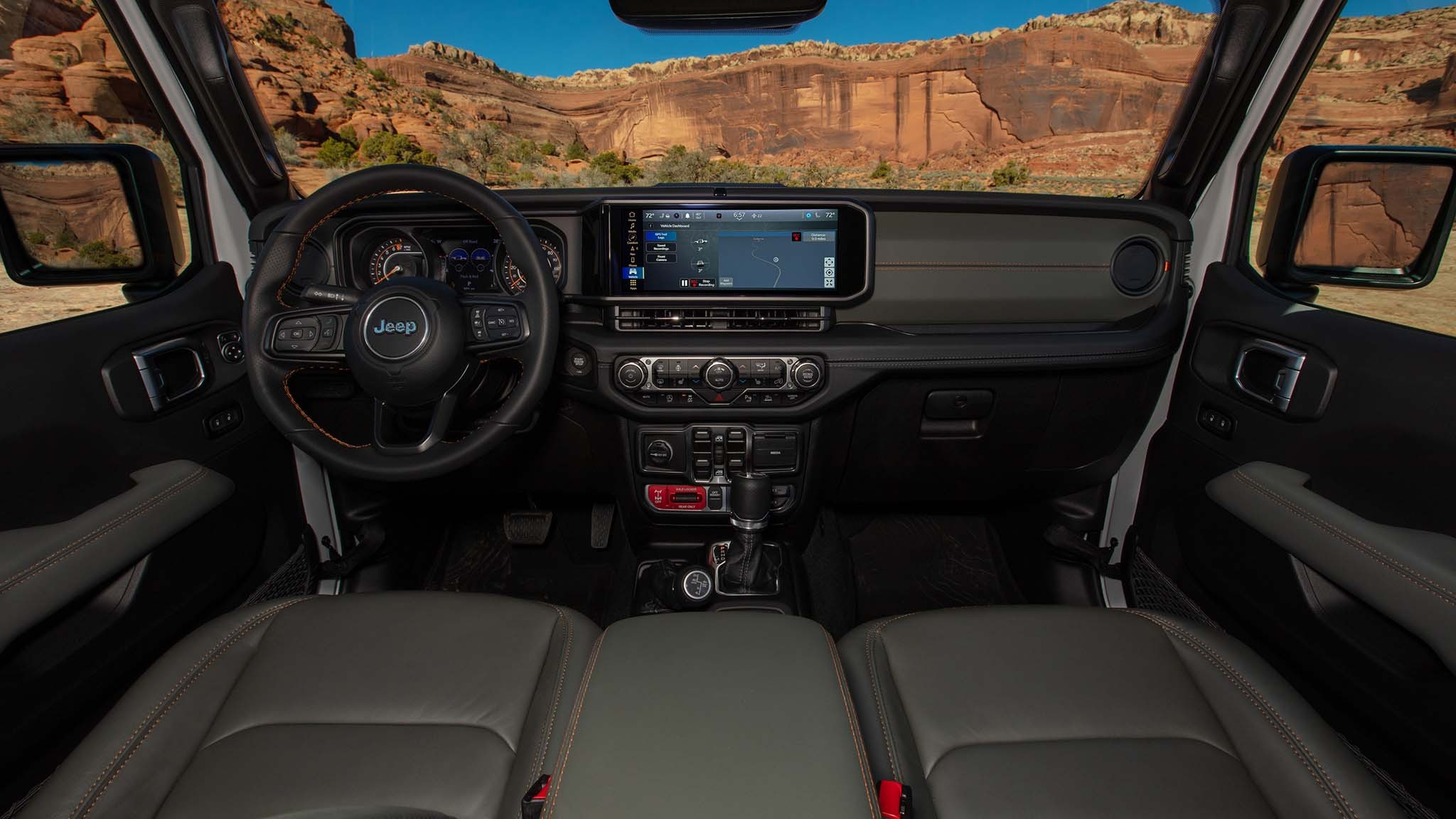 027 2024 jeep gladiator first drive interior