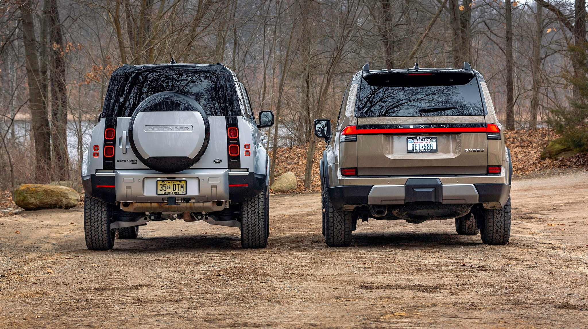 010 2024 Lexus GX550h Overtrail  vs 2023 Land Rover Defender 110SE