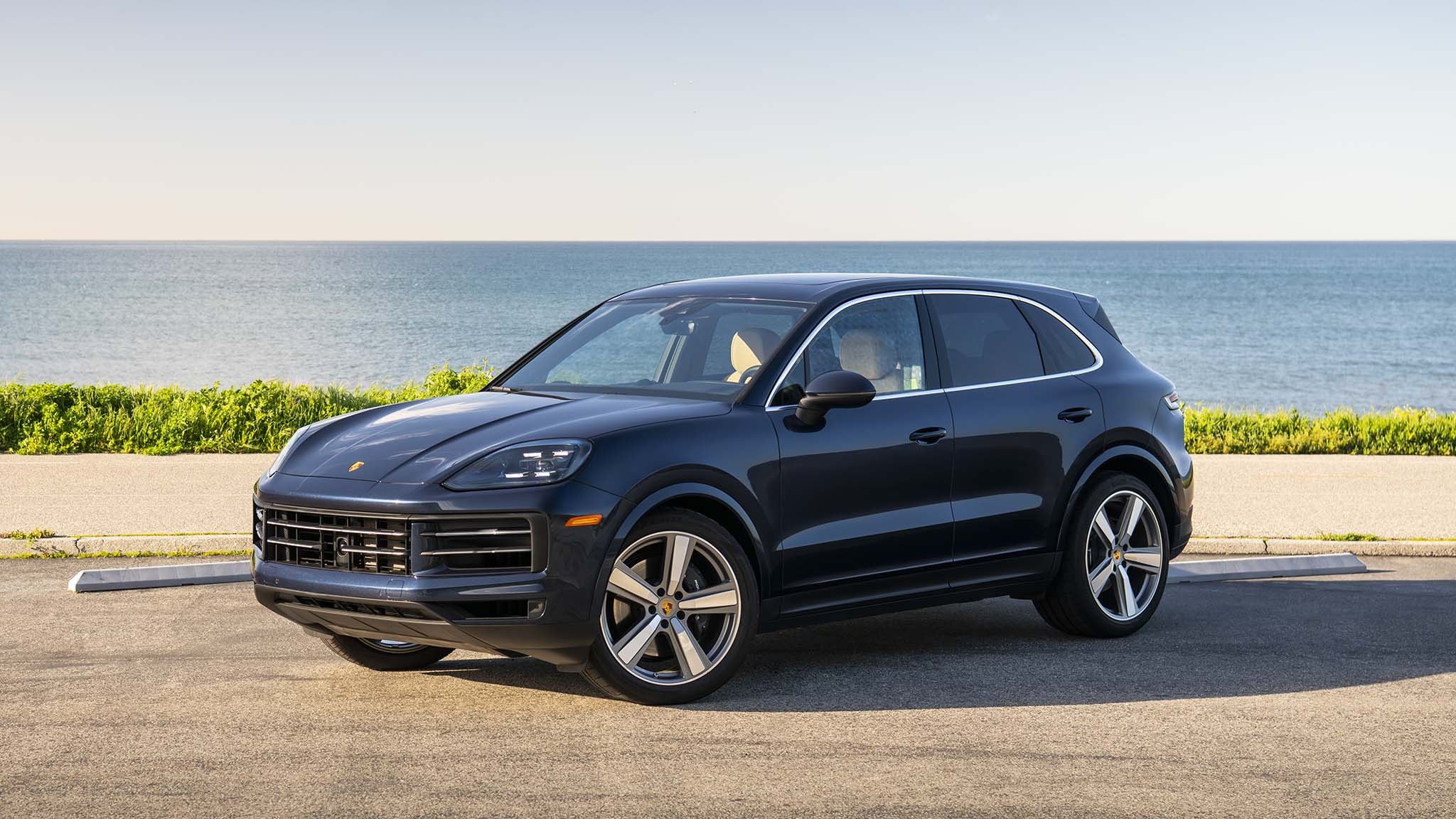 002 2024 porsche cayenne v6 first test front three quarters