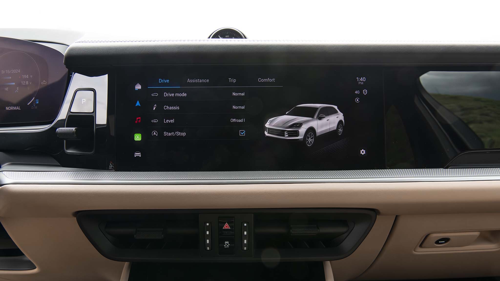 015 2024 porsche cayenne v6 first test infotainment screen