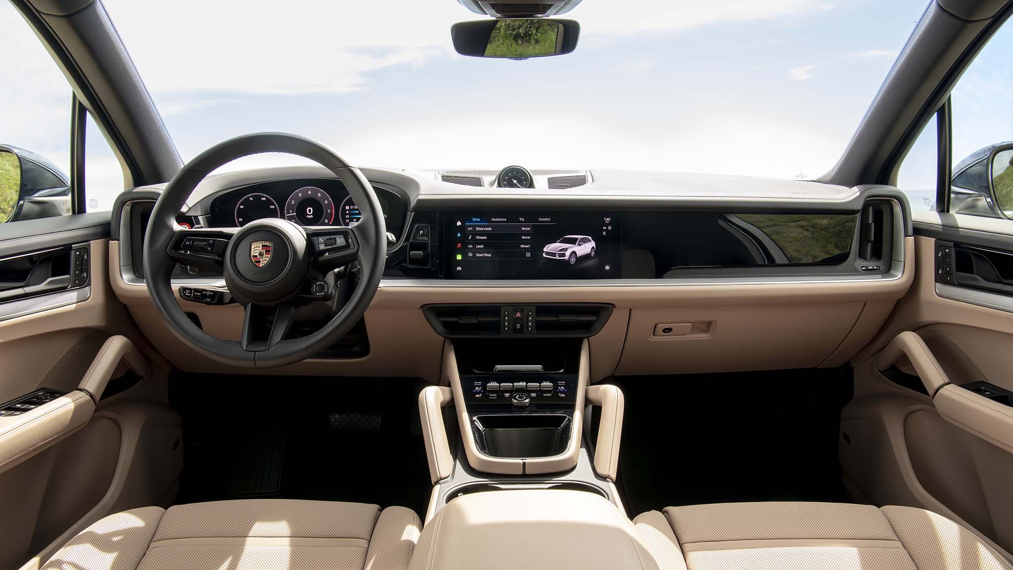 017 2024 porsche cayenne v6 first test interior