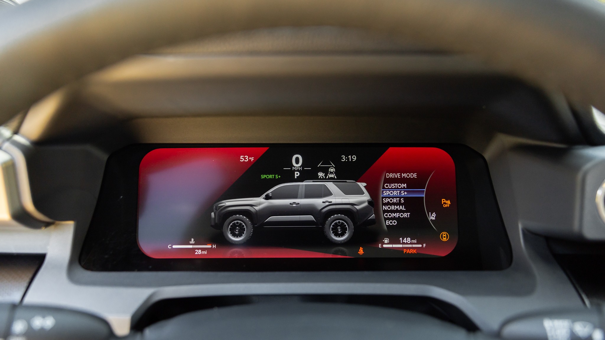 011 2025 toyota 4runner limited dash