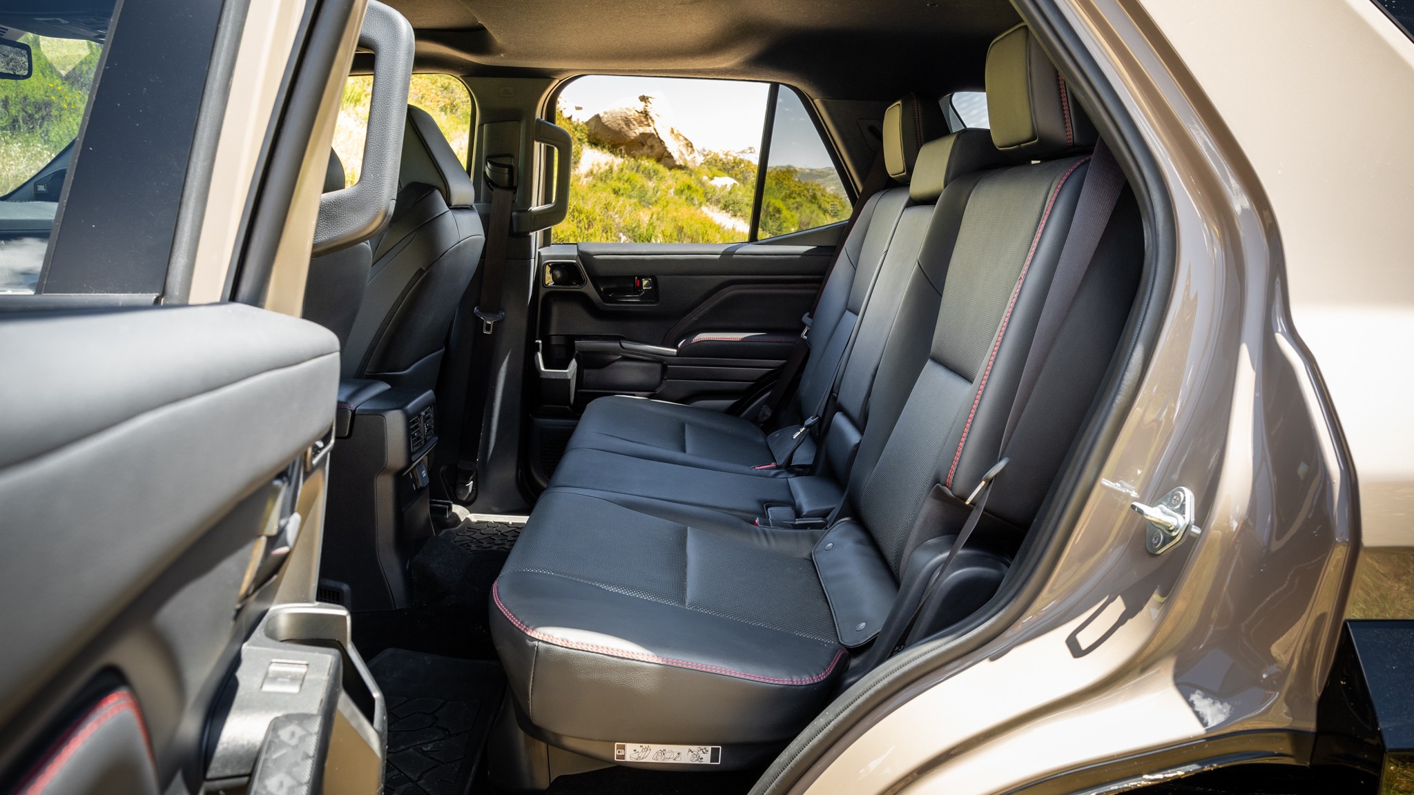 043 2025 toyota 4runner TRD pro rear seats