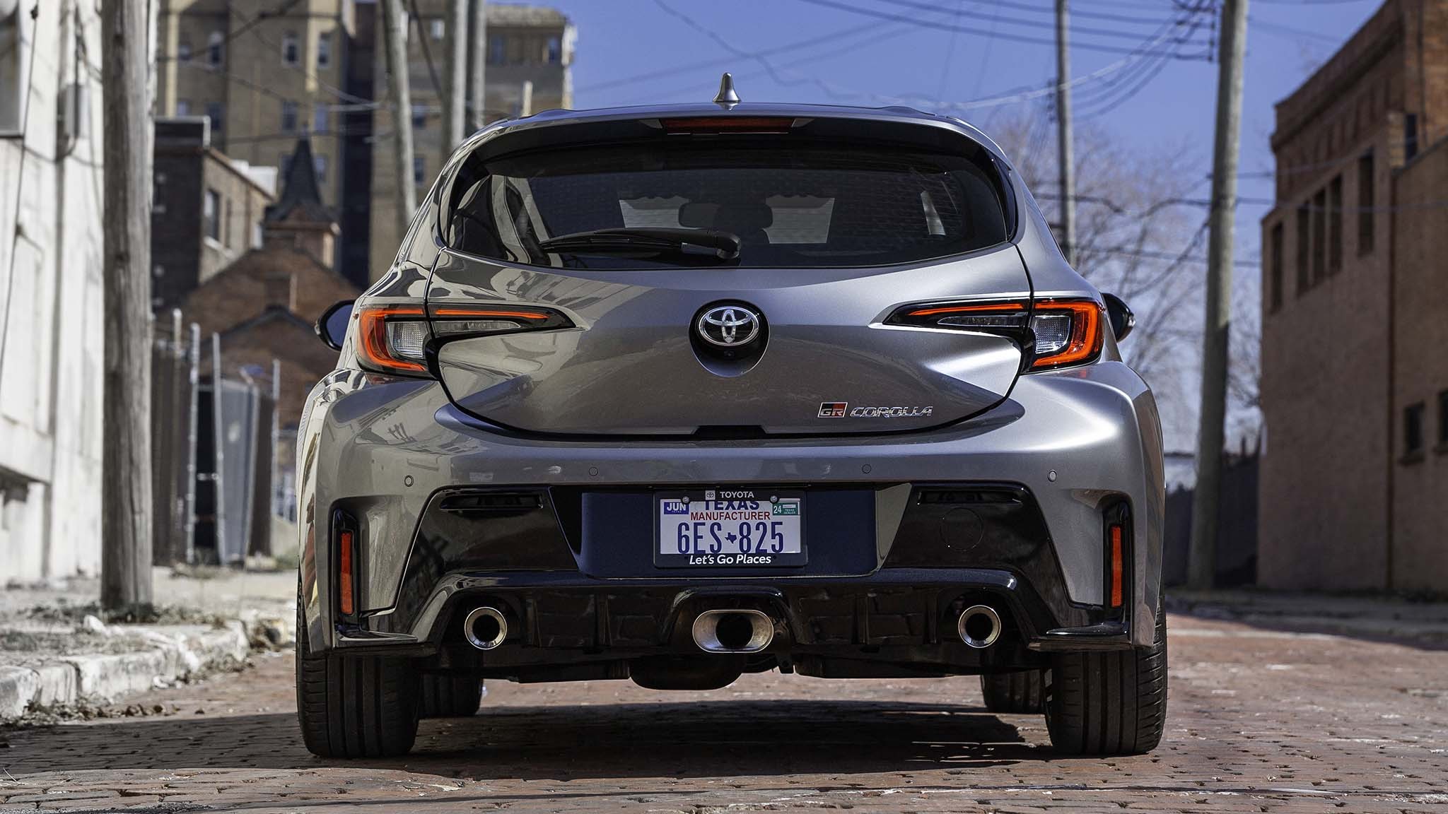 017 2024 Toyota GR Corolla Premium rear view