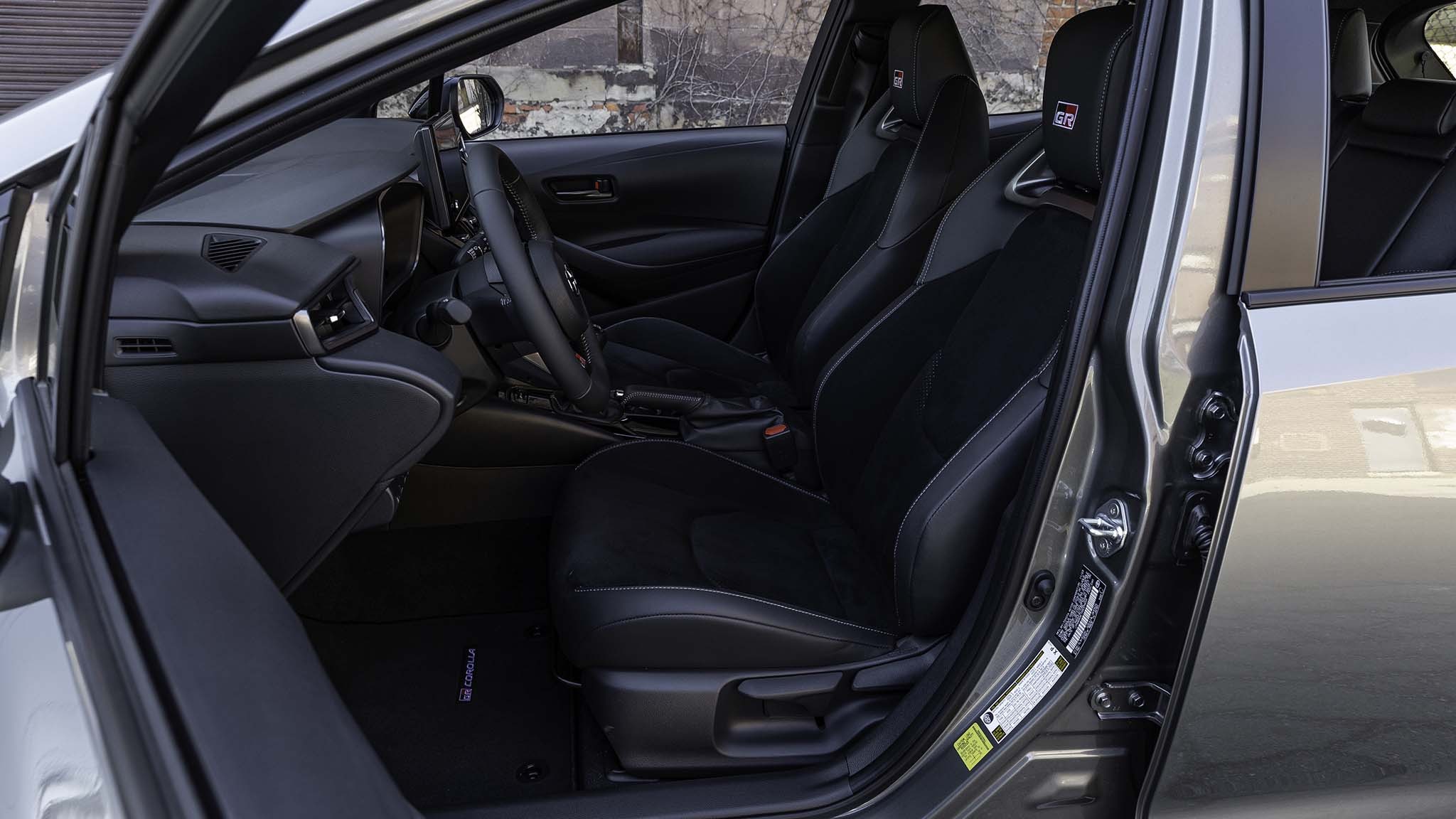 027 2024 Toyota GR Corolla Premium friver seat
