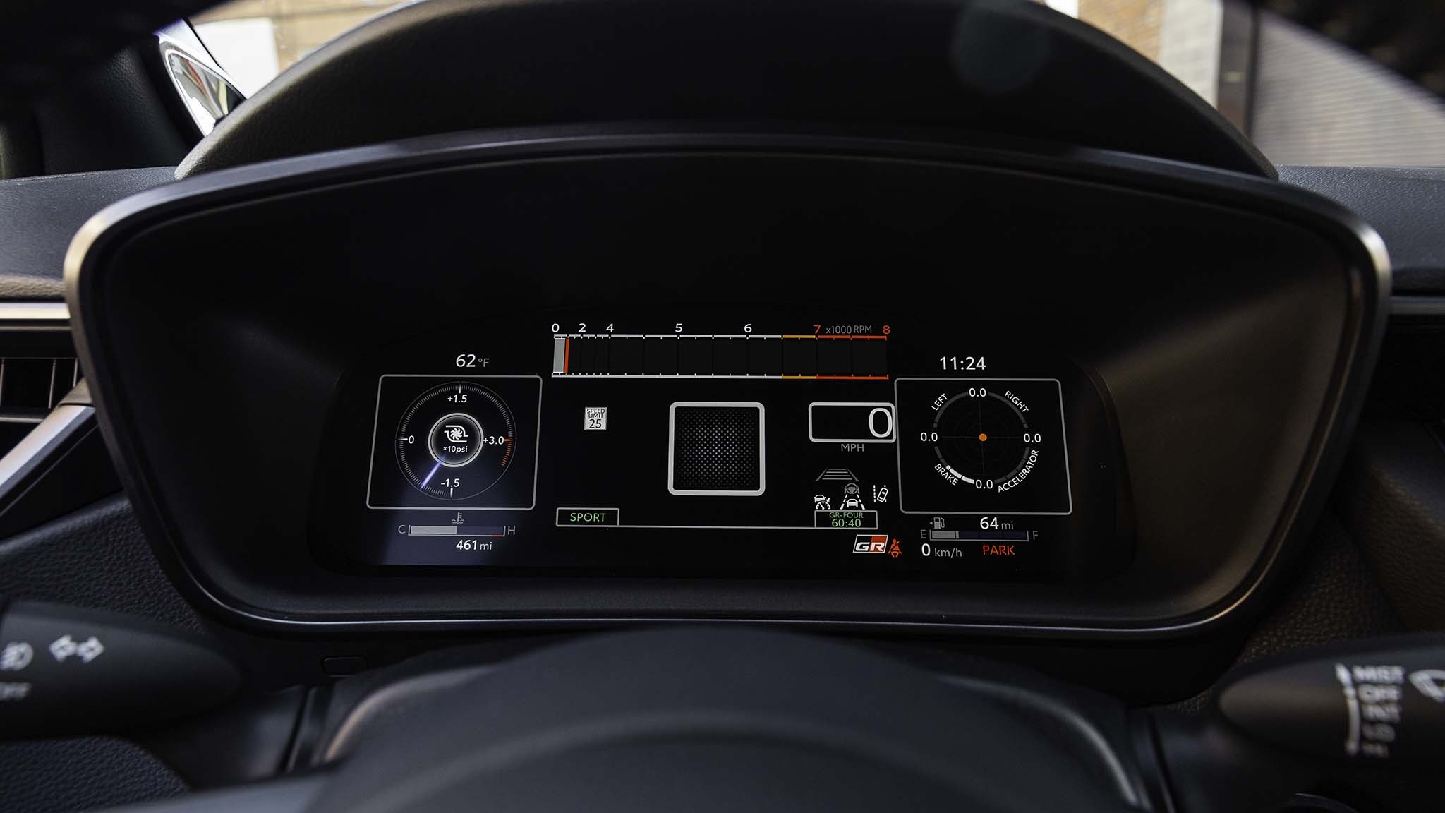 030 2024 Toyota GR Corolla Premium dash