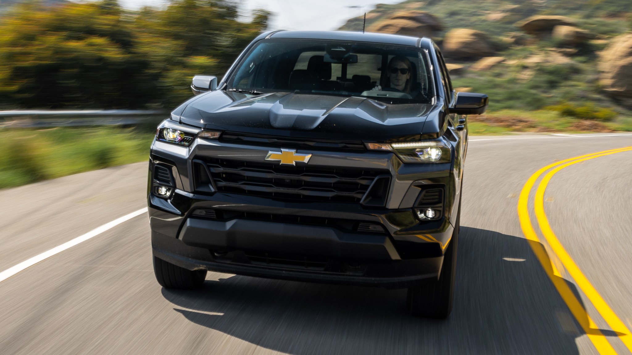 018 2024 Chevrolet Colorado LT front in motion