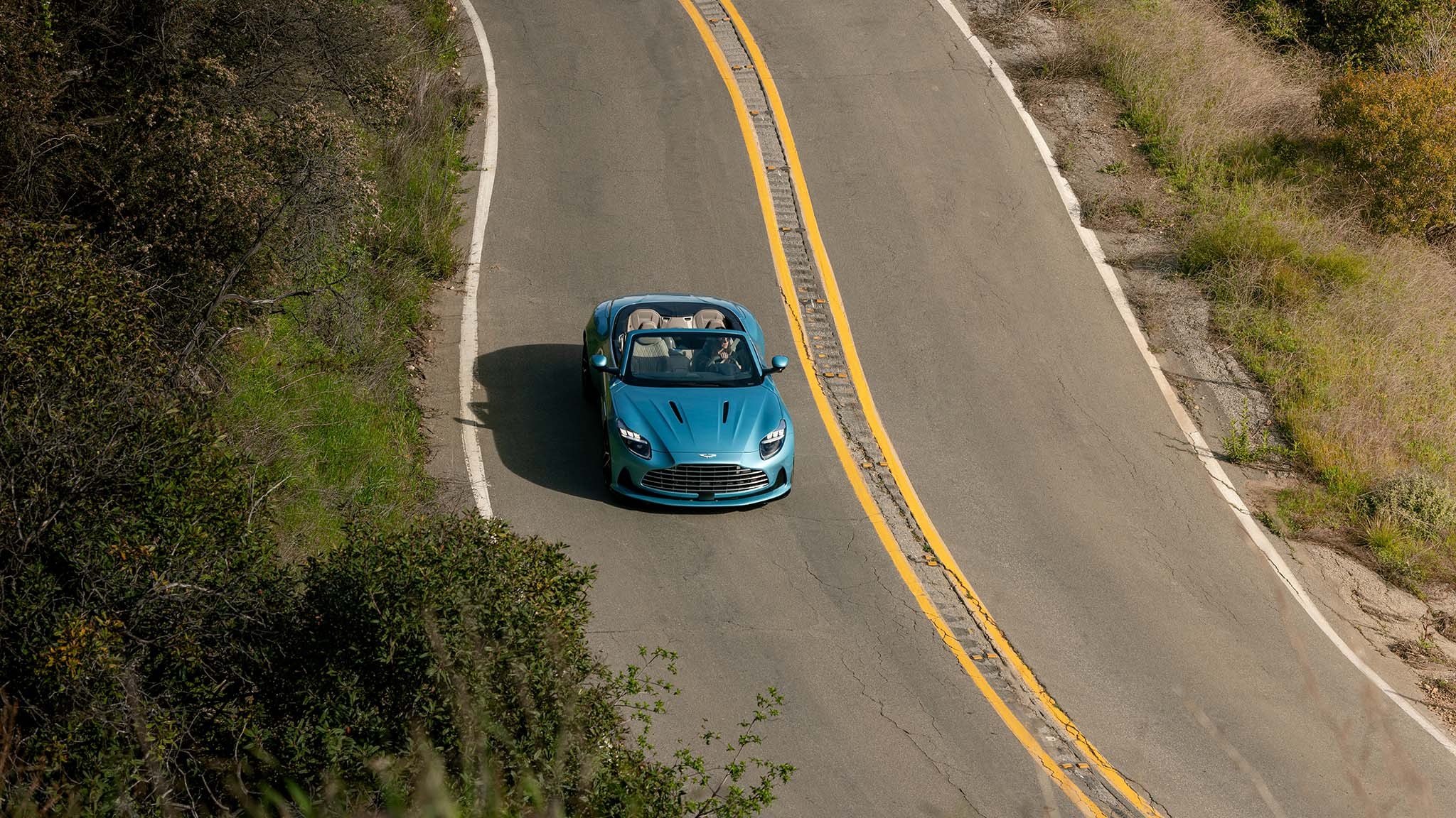 006 2024 aston martin db12 volante first drive top view