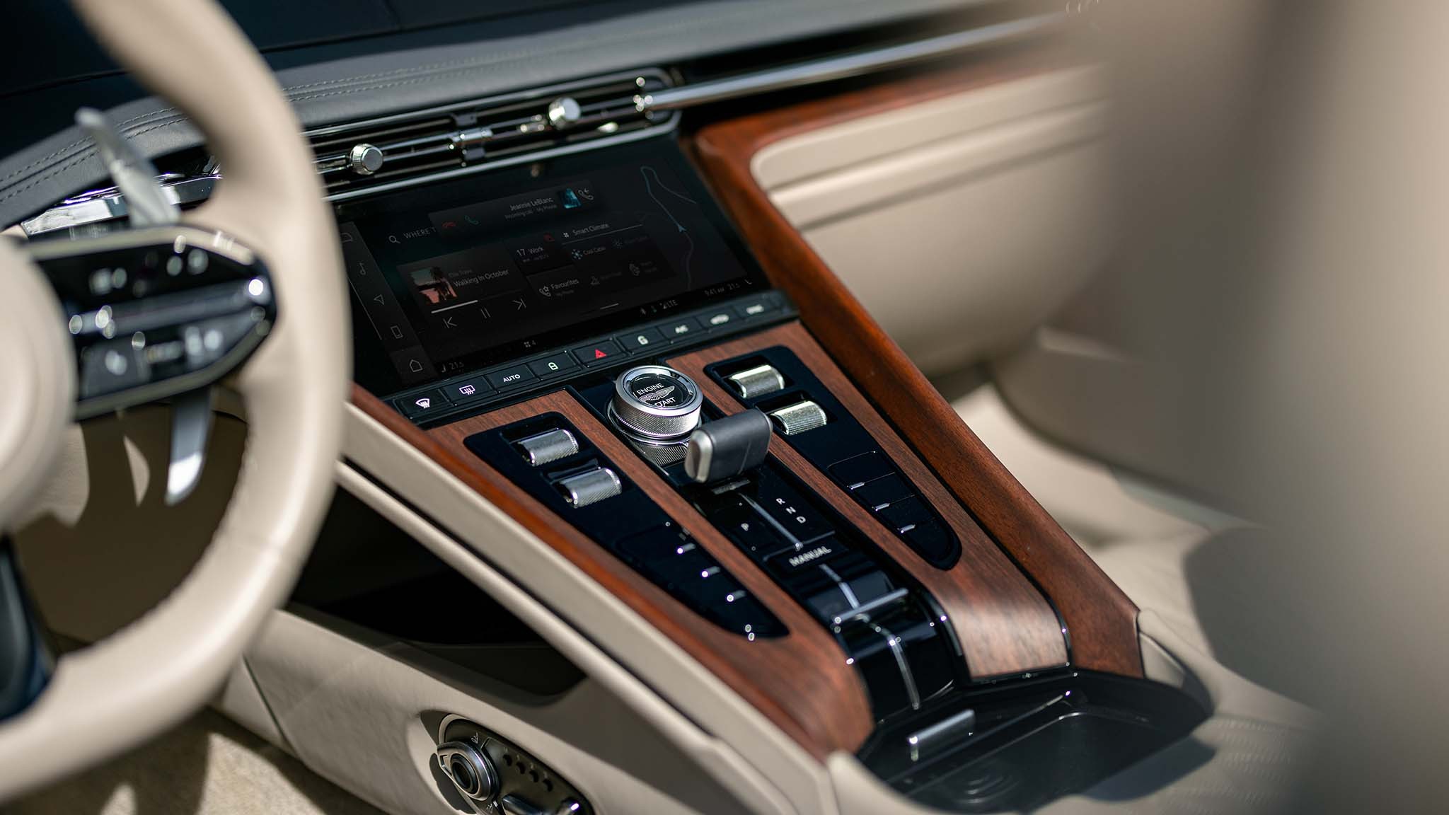 008 2024 aston martin db12 volante first drive center console