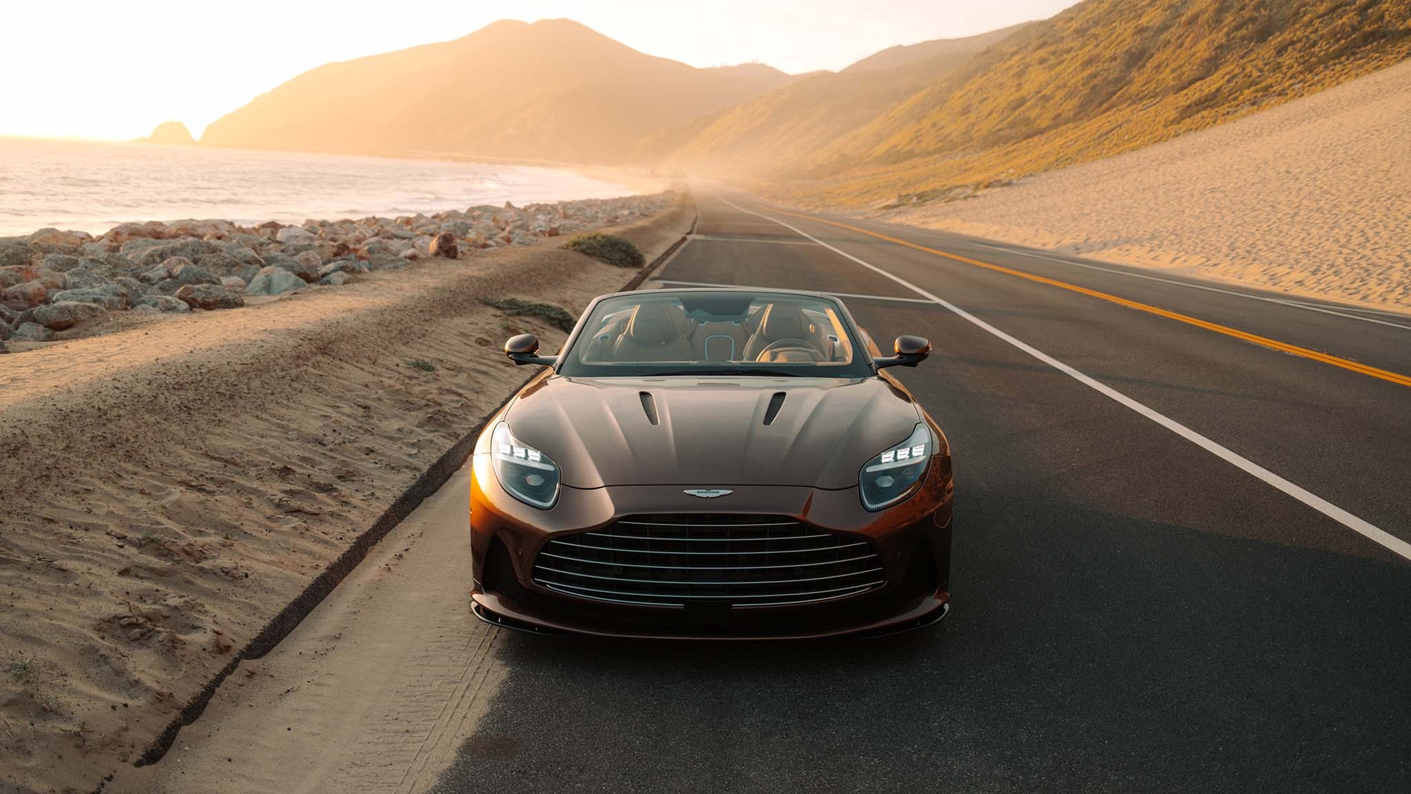 021 2024 aston martin db12 volante first drive front view