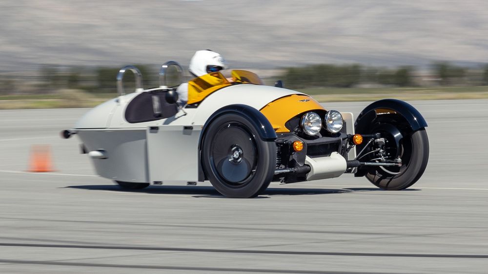 005 2024 Morgan Super 3 Front Three Quarter Motion