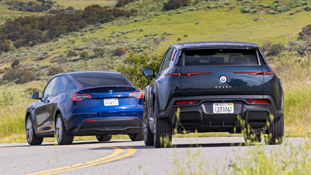 002 2023 Tesla Model Y 2024 Fisker Ocean