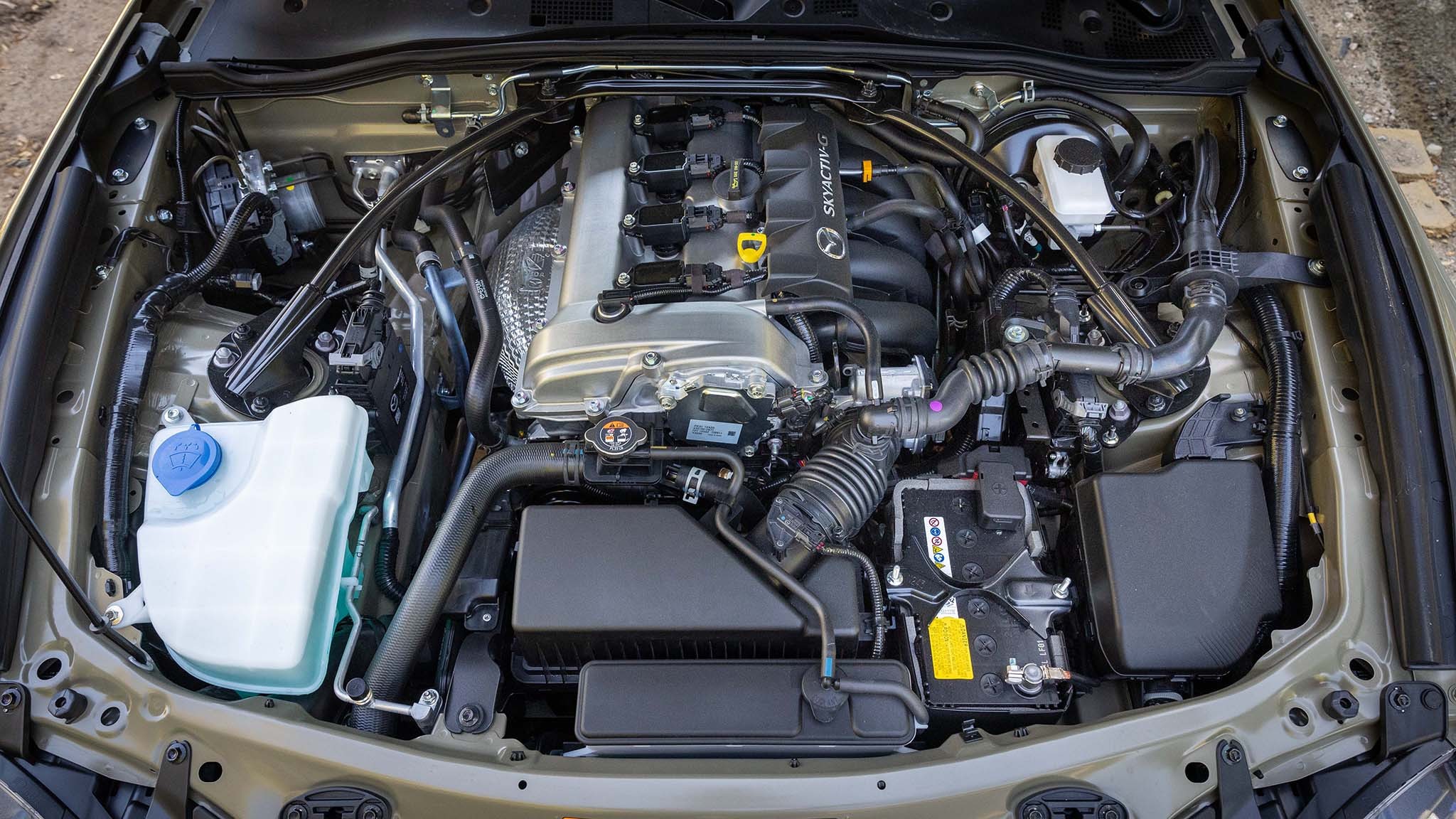 015 2024 mazda miata first drive under hood