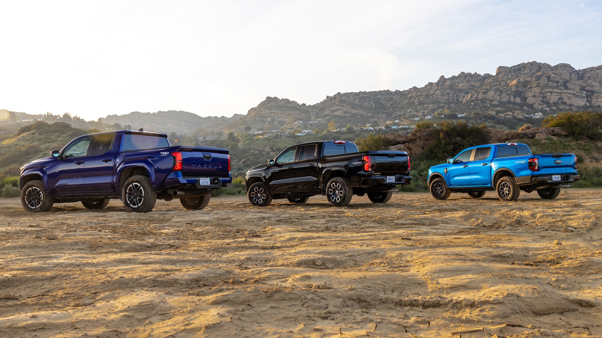 026 2024 toyota tacoma vs ford ranger vs chevrolet colorado