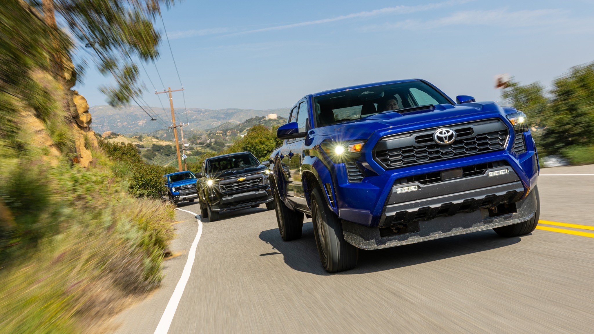 013 2024 toyota tacoma vs ford ranger vs chevrolet colorado