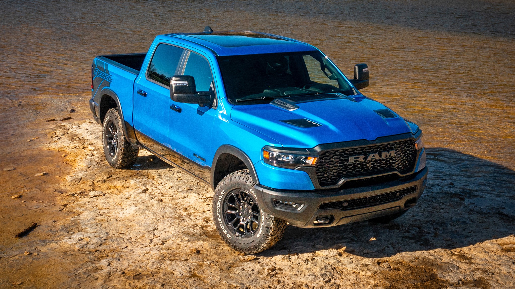 2025 Ram 1500 Rebel blue 4