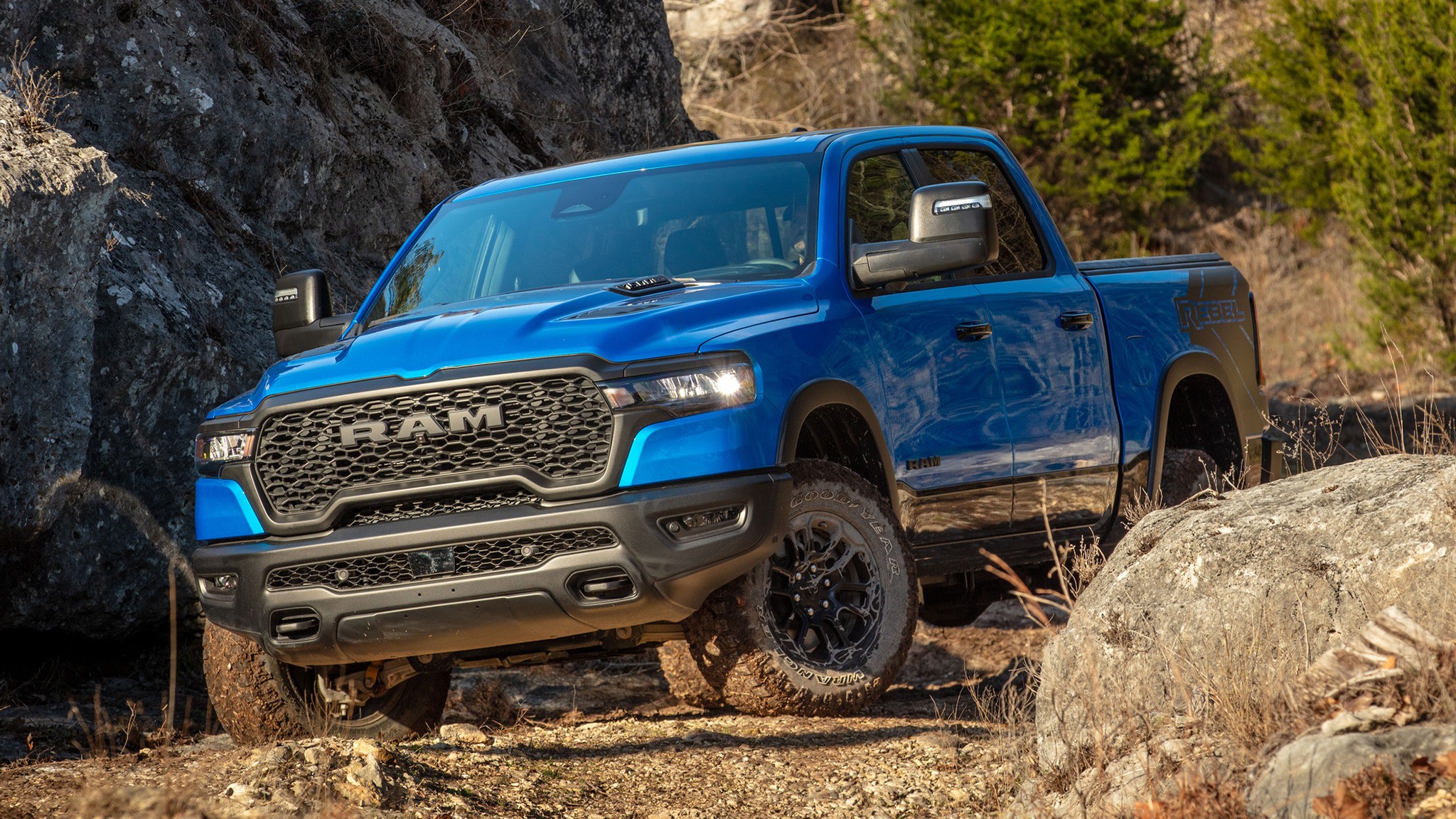 2025 Ram 1500 Rebel blue 13