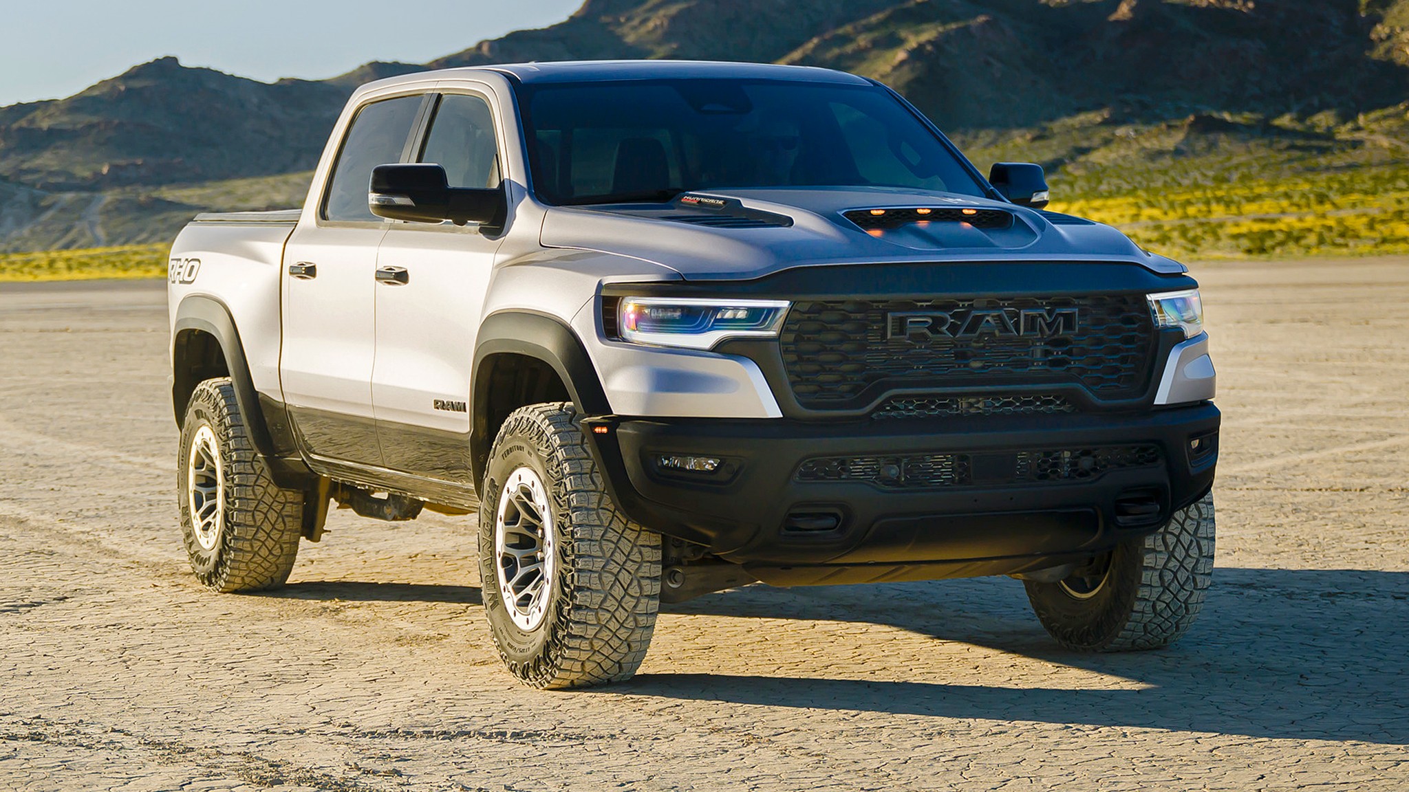 2025 ram rho first look front three quarter static