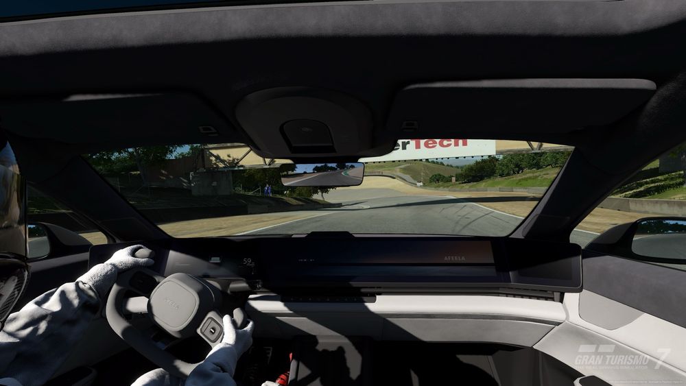 sony afeela prototype drive vr ps5 gran turismo 12