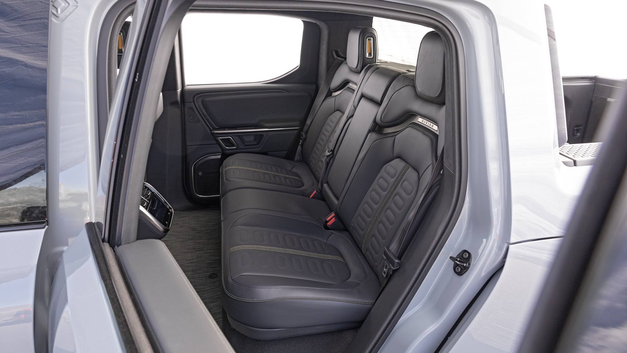 030 2024 Rivian R1T Dual Motor rear seats