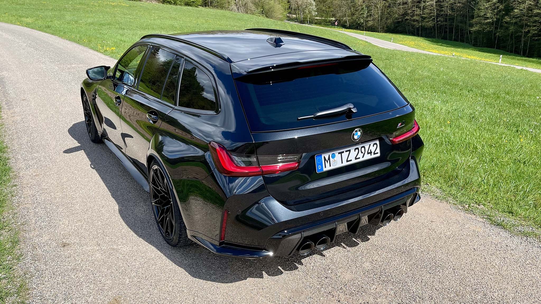 003 bmw m3 competition touring first drive rear view