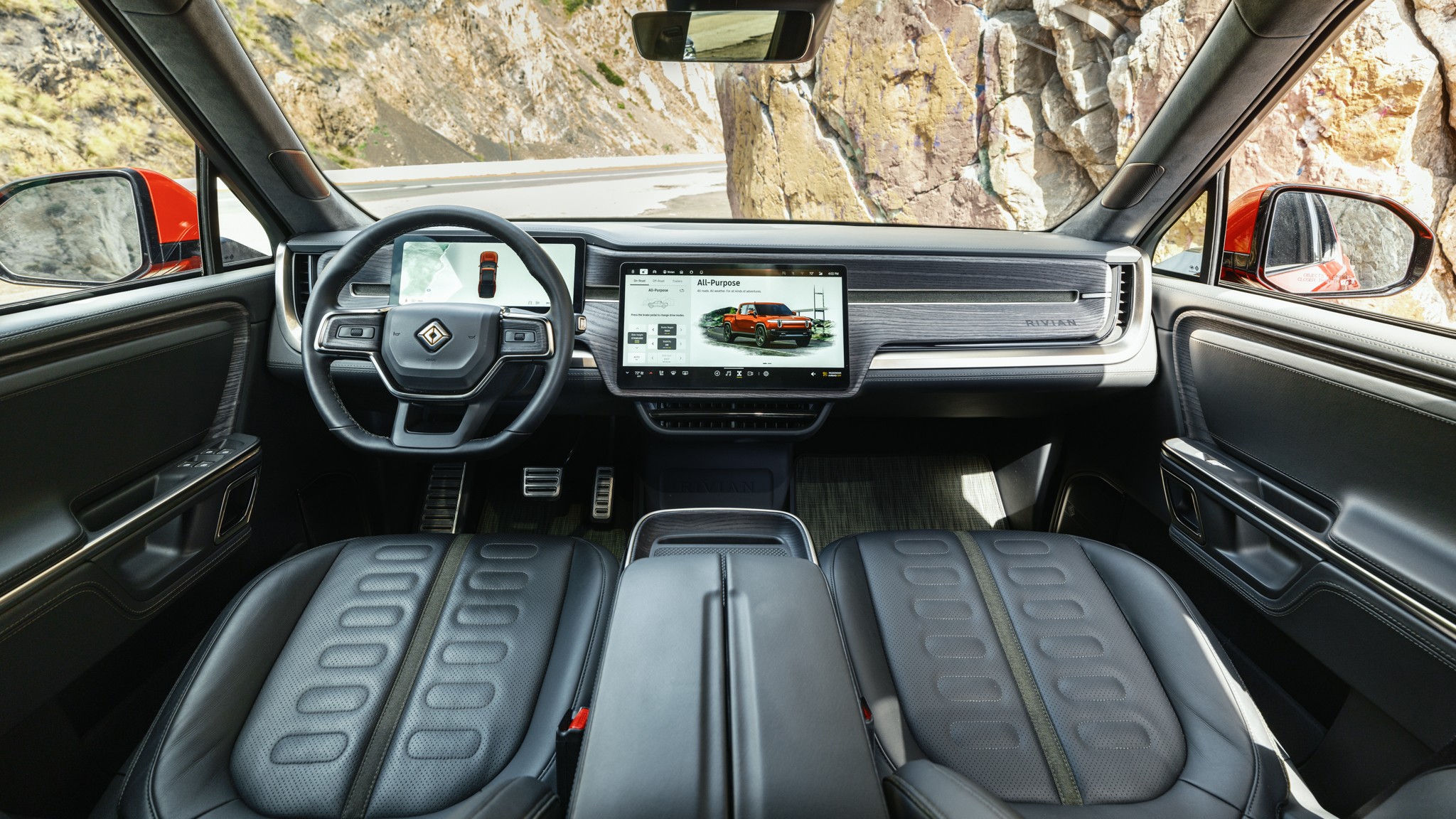 002 2024 Rivian R1T Interior Dash