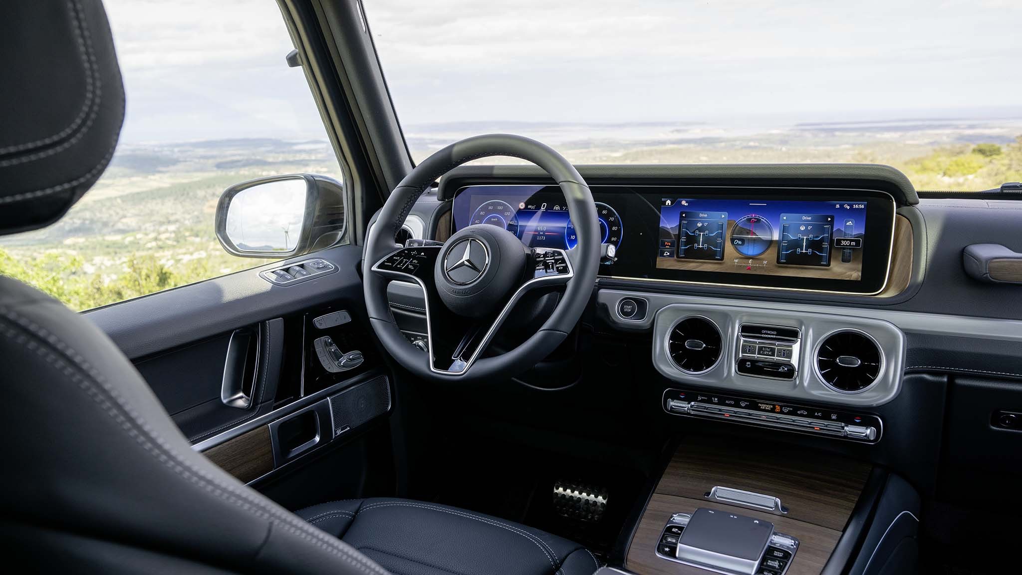 025 2025 mercedes benz g580 electric first drive interior