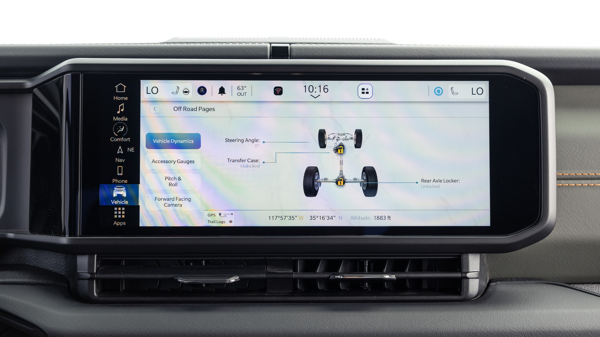 031 2024 Jeep Gladiator Mojave infotainment screen