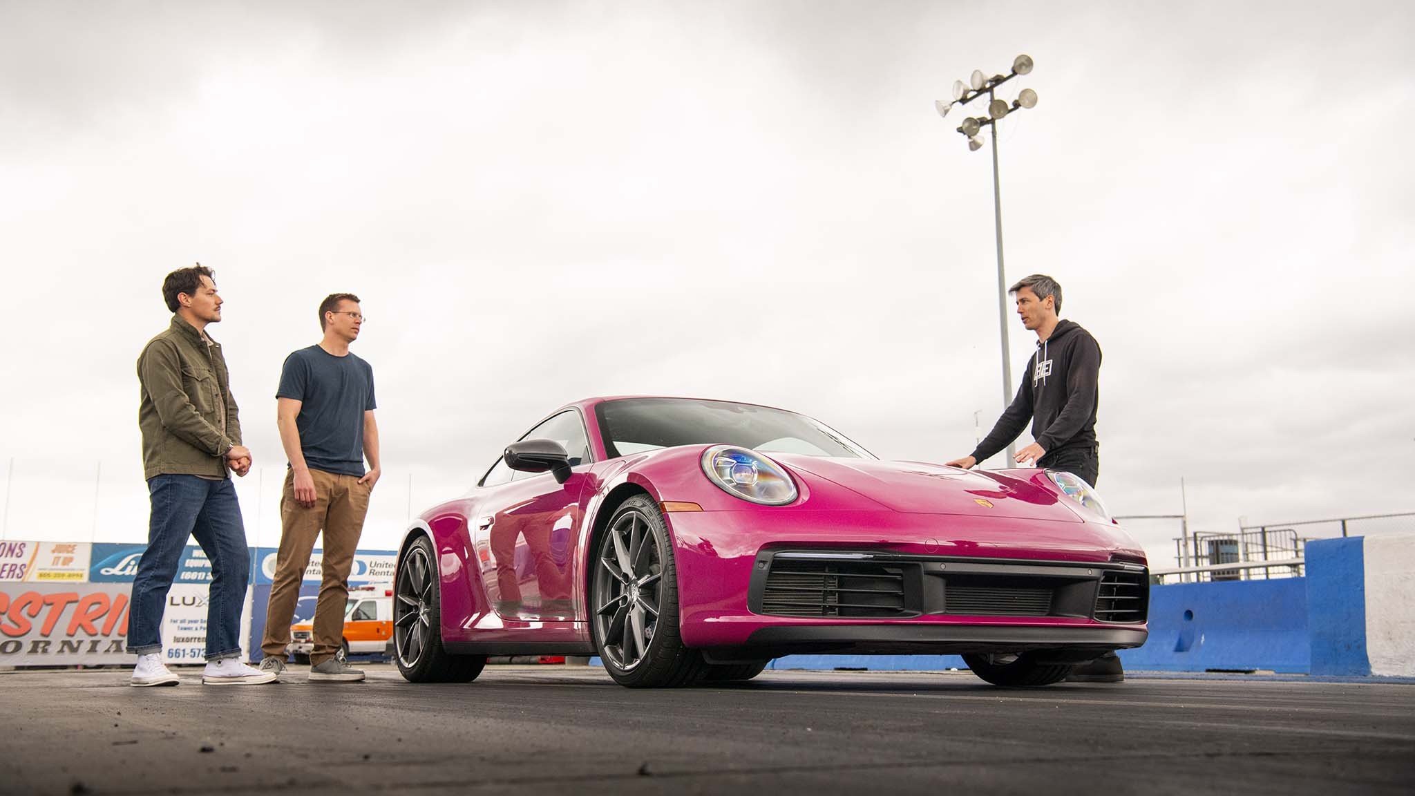 011 tesla cybertruck beast vs porsche 911 carrera t drag race towing rematch