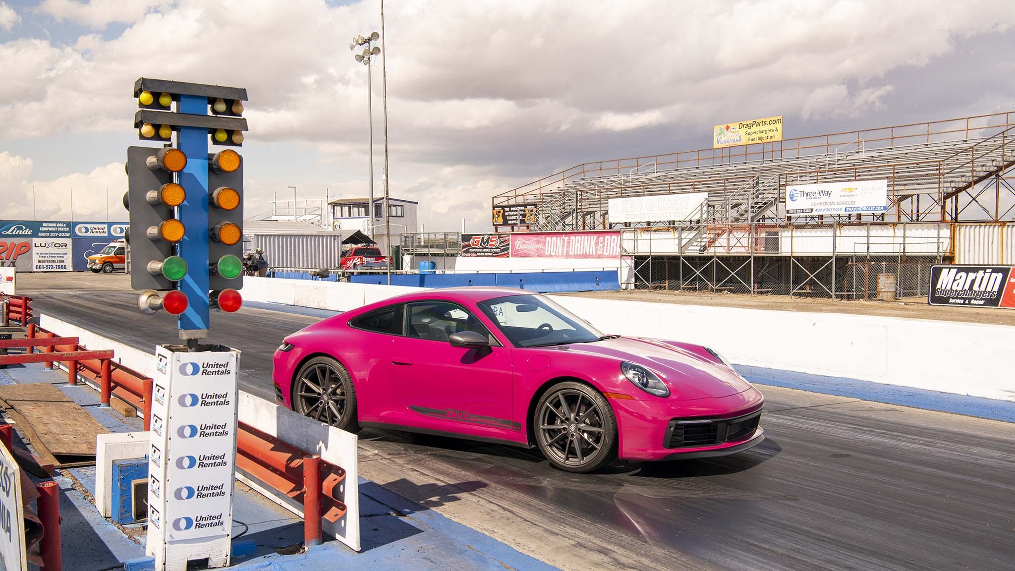 026 tesla cybertruck beast vs porsche 911 carrera t drag race towing rematch