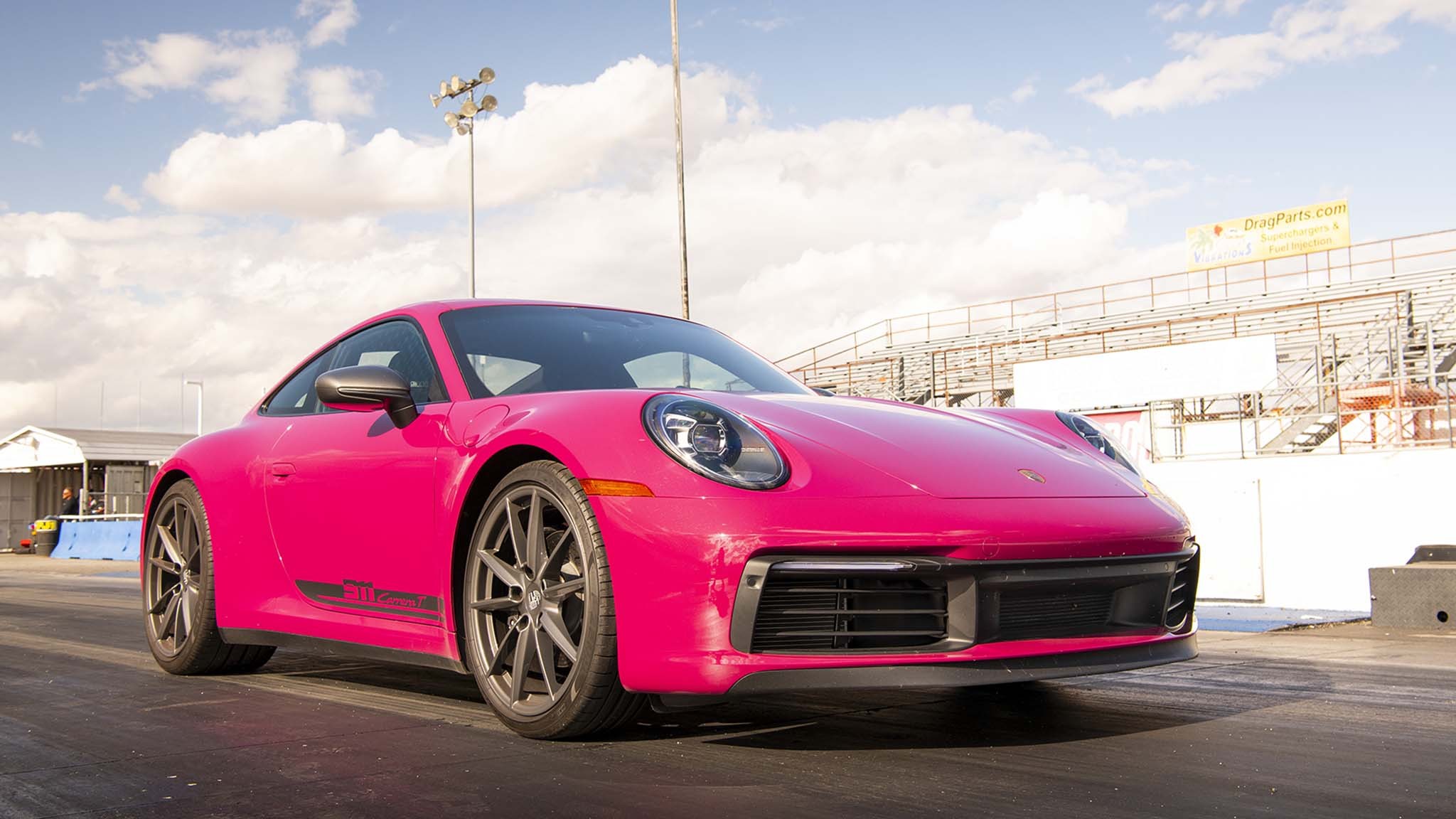 044 tesla cybertruck beast vs porsche 911 carrera t drag race towing rematch