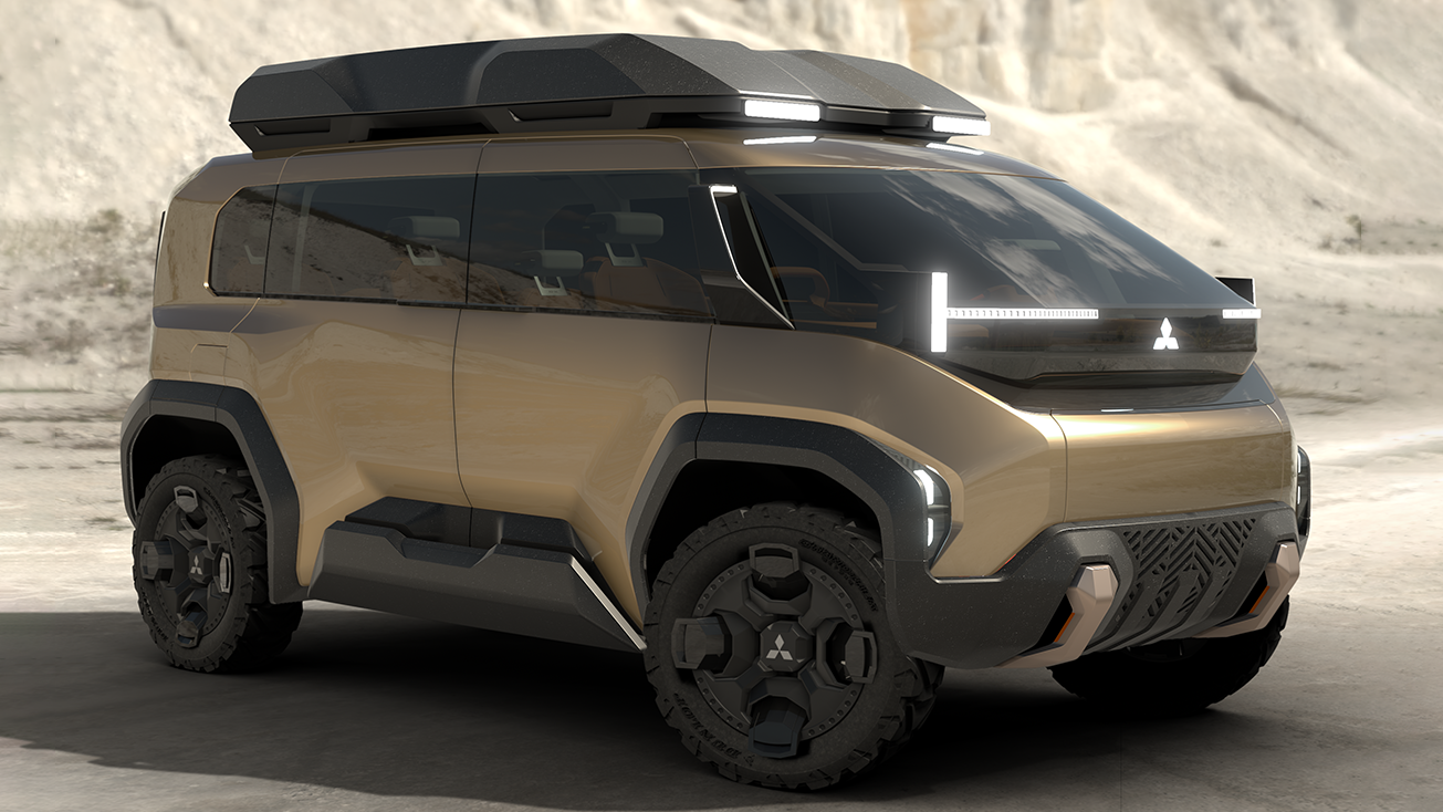 mitsubishi dx camper van overlanding concept 1
