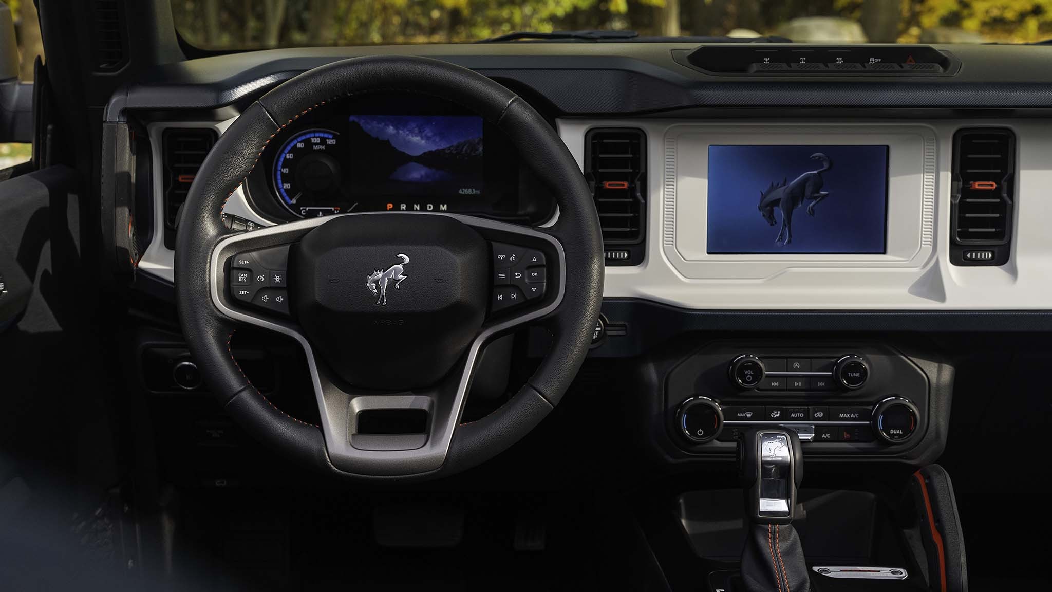 021 2023 Ford Bronco Heritage steering wheel