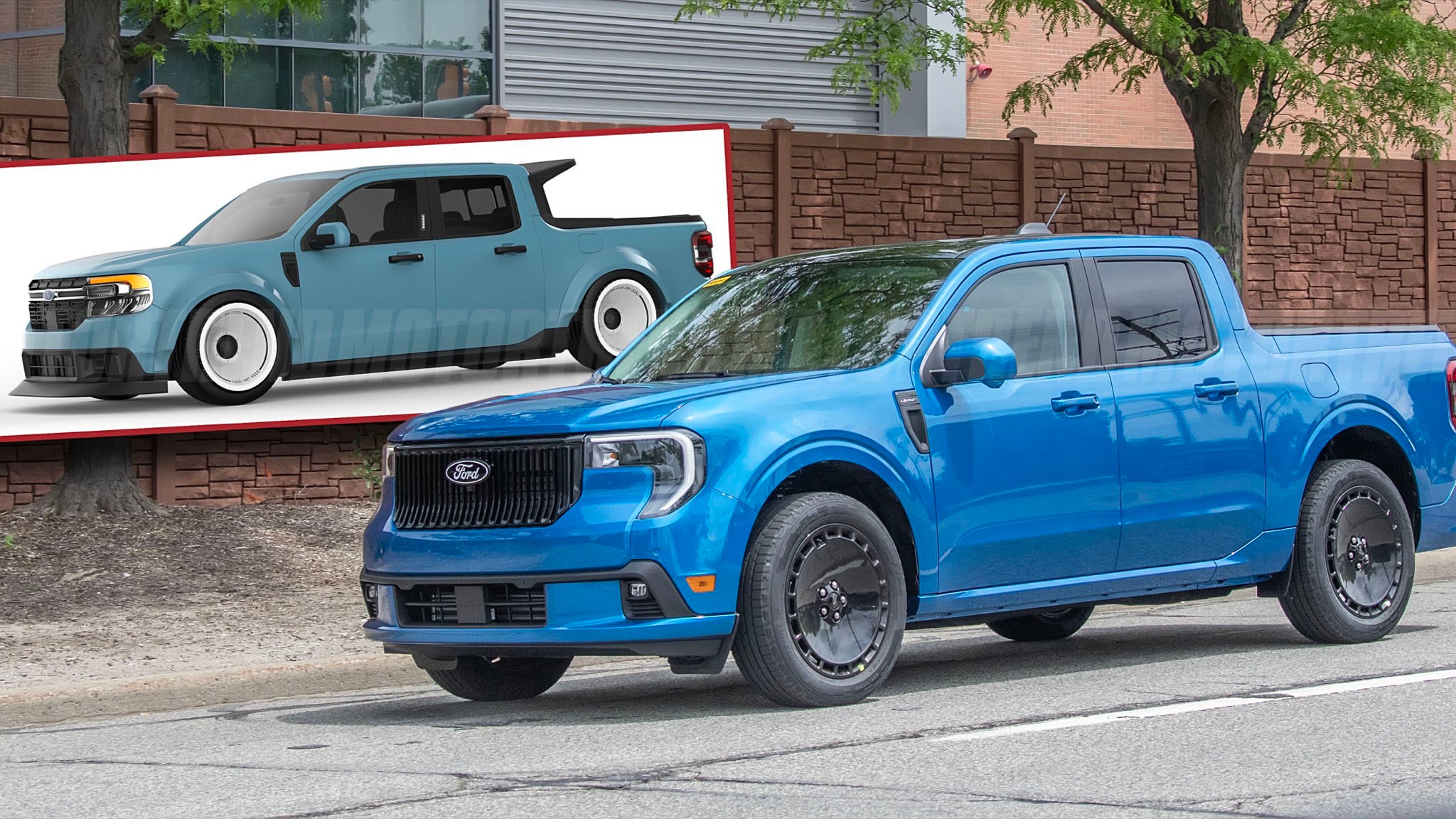 2025 ford maverick spy photos 17