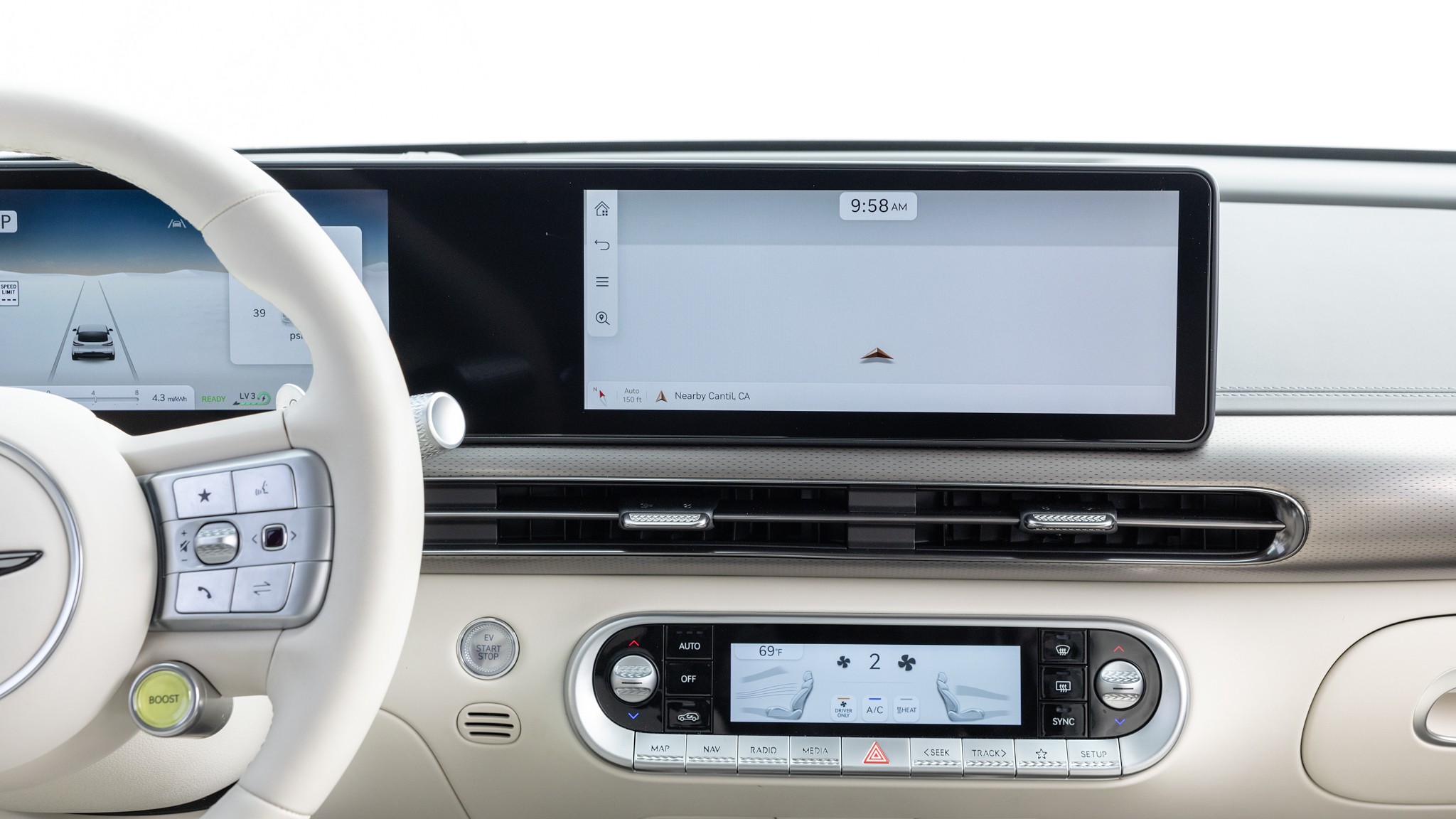 025 2024 Genesis GV60 infotainment screen